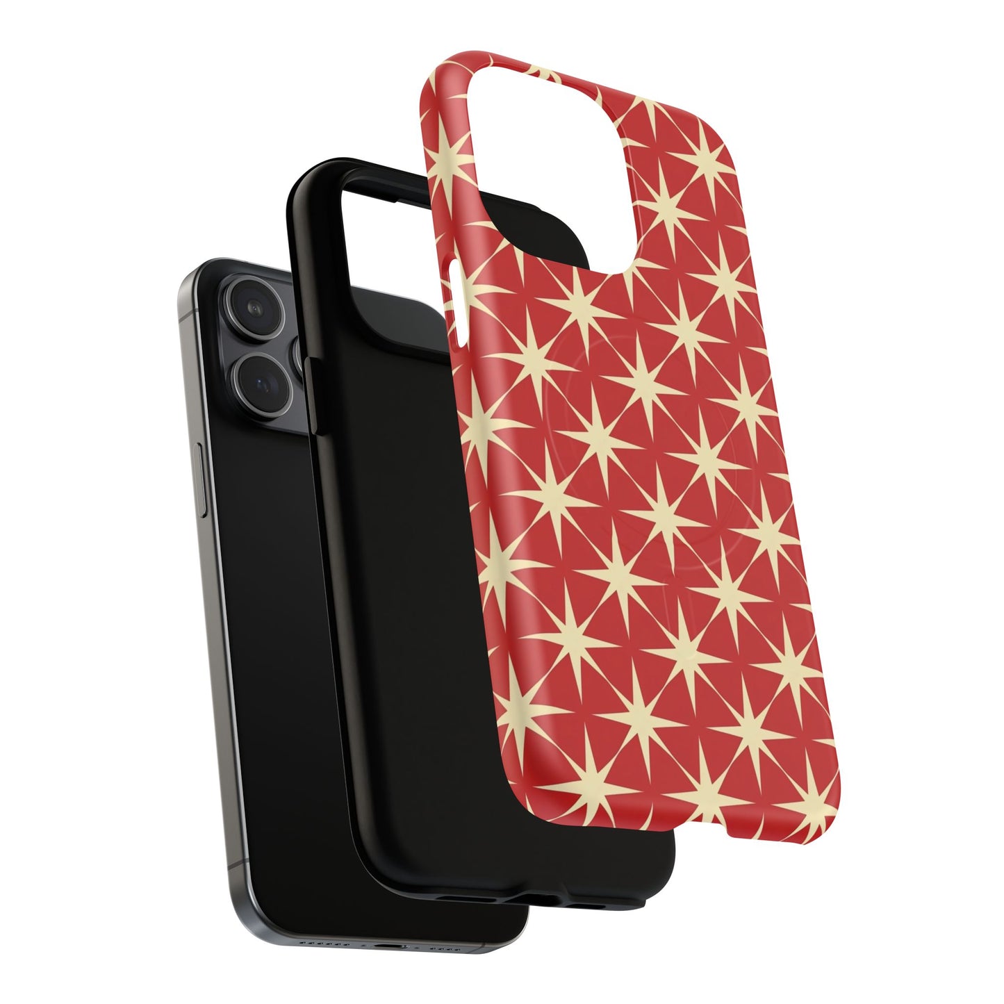 Crimson Star Tough Magnetic Phone Case