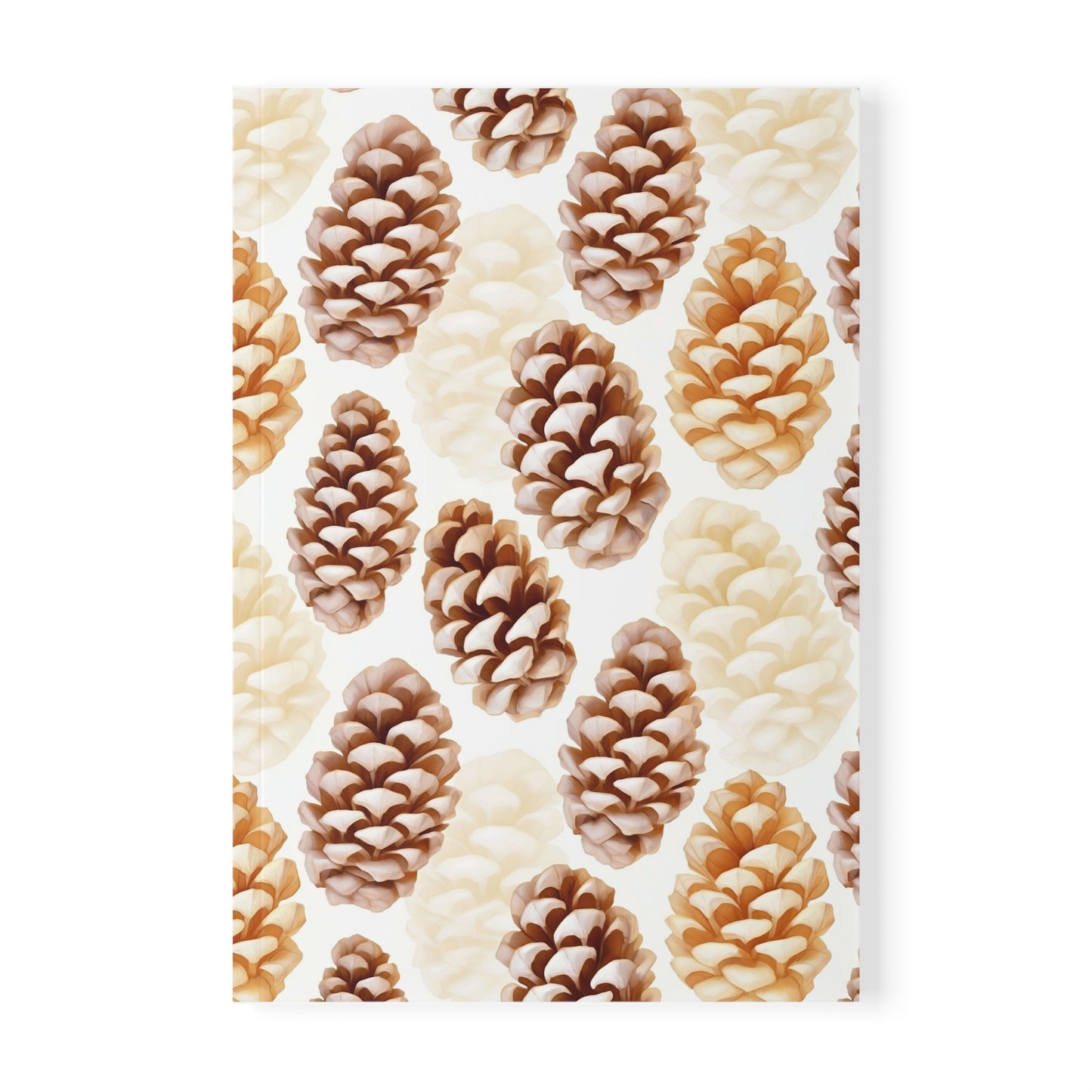 Whisper Cone - Pine Cone Softcover Notebook, A5