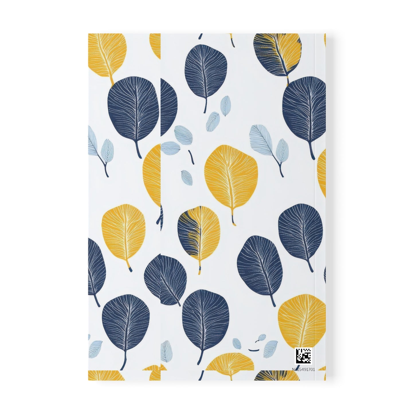 Nordic Canopy – Notizbuch im A5-Format mit Blattmotiv
