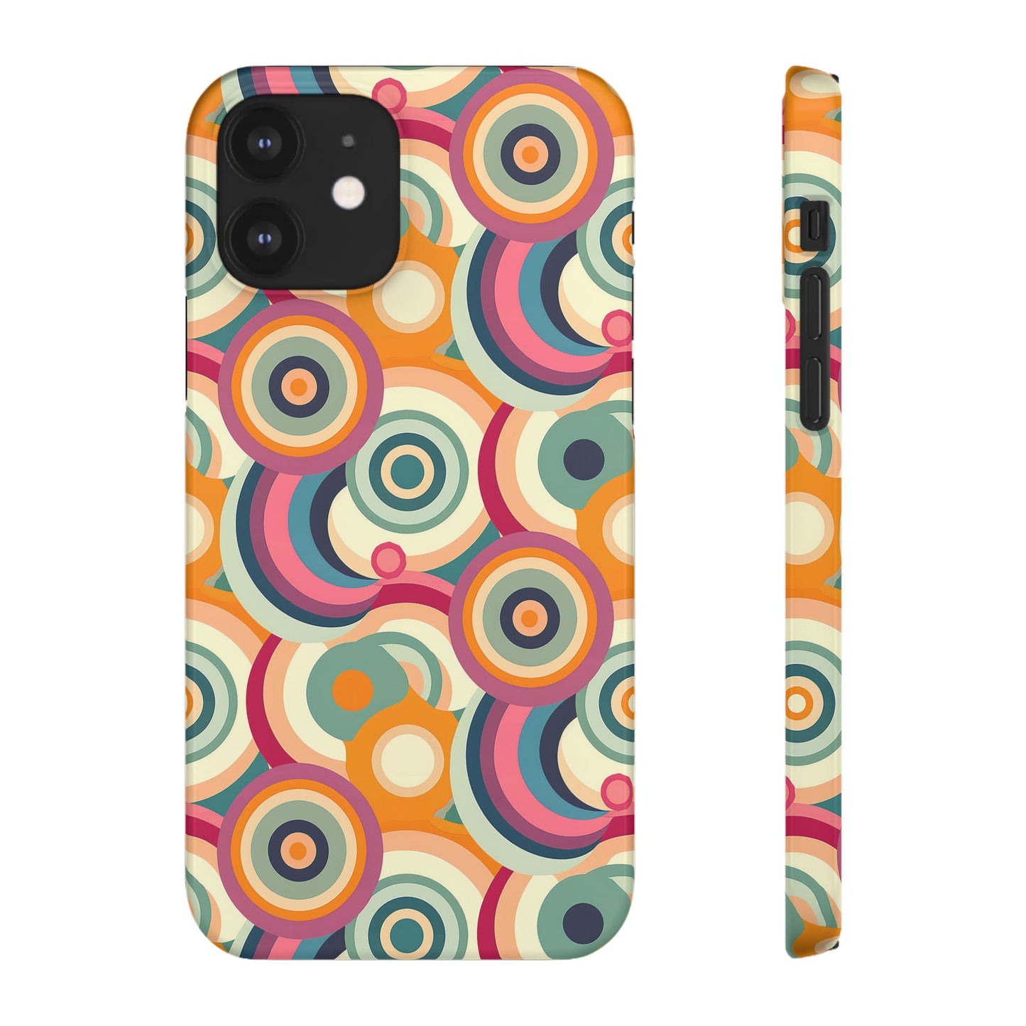 Retro Ripple Snap Case