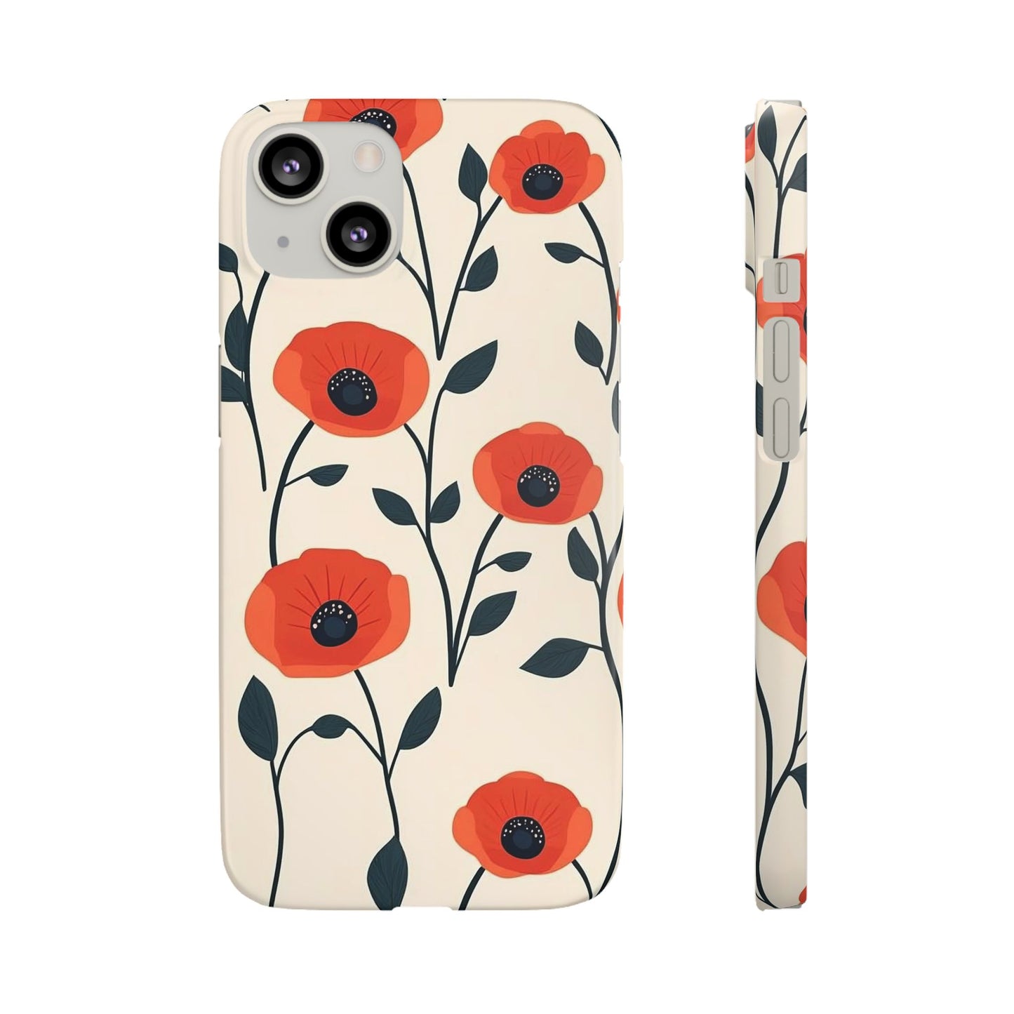 Poppy Fields Phone Snap Case