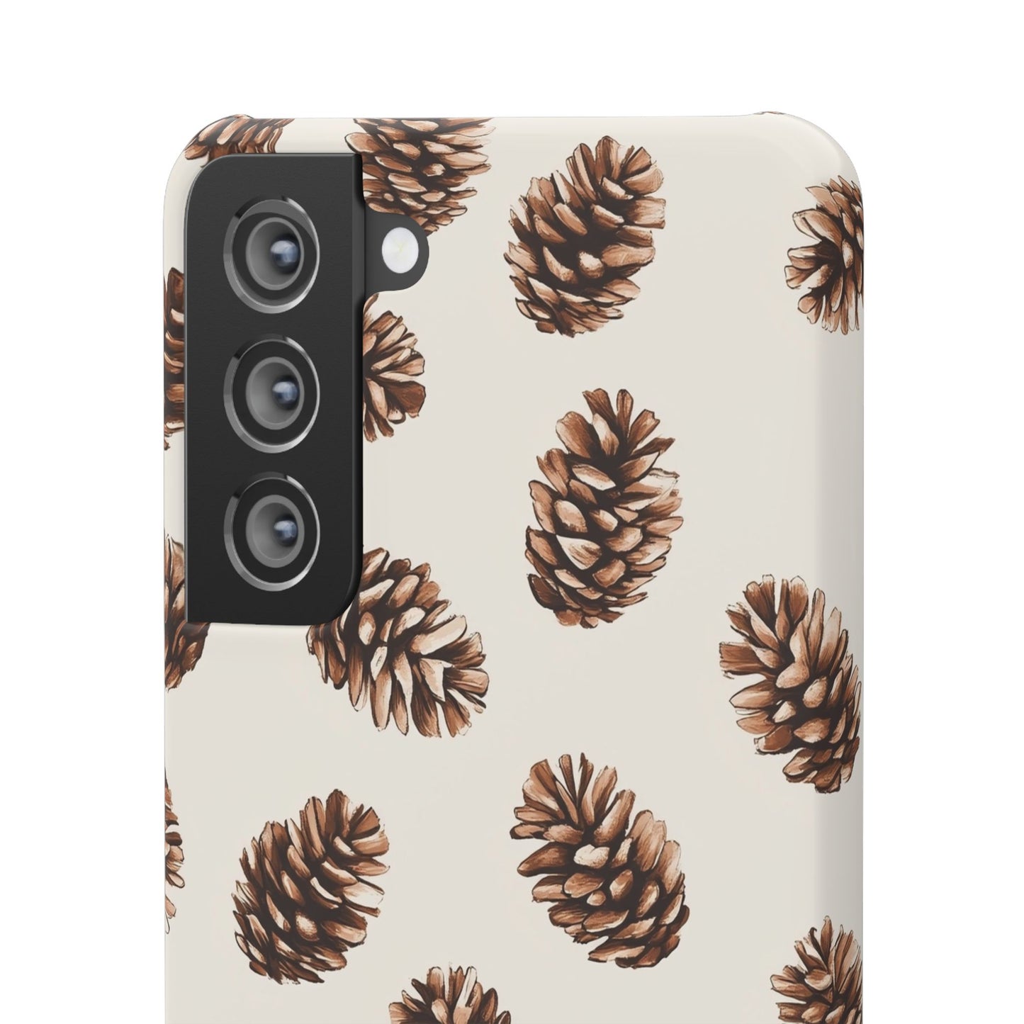 Woodland- Pine Cone Snap Phone Case