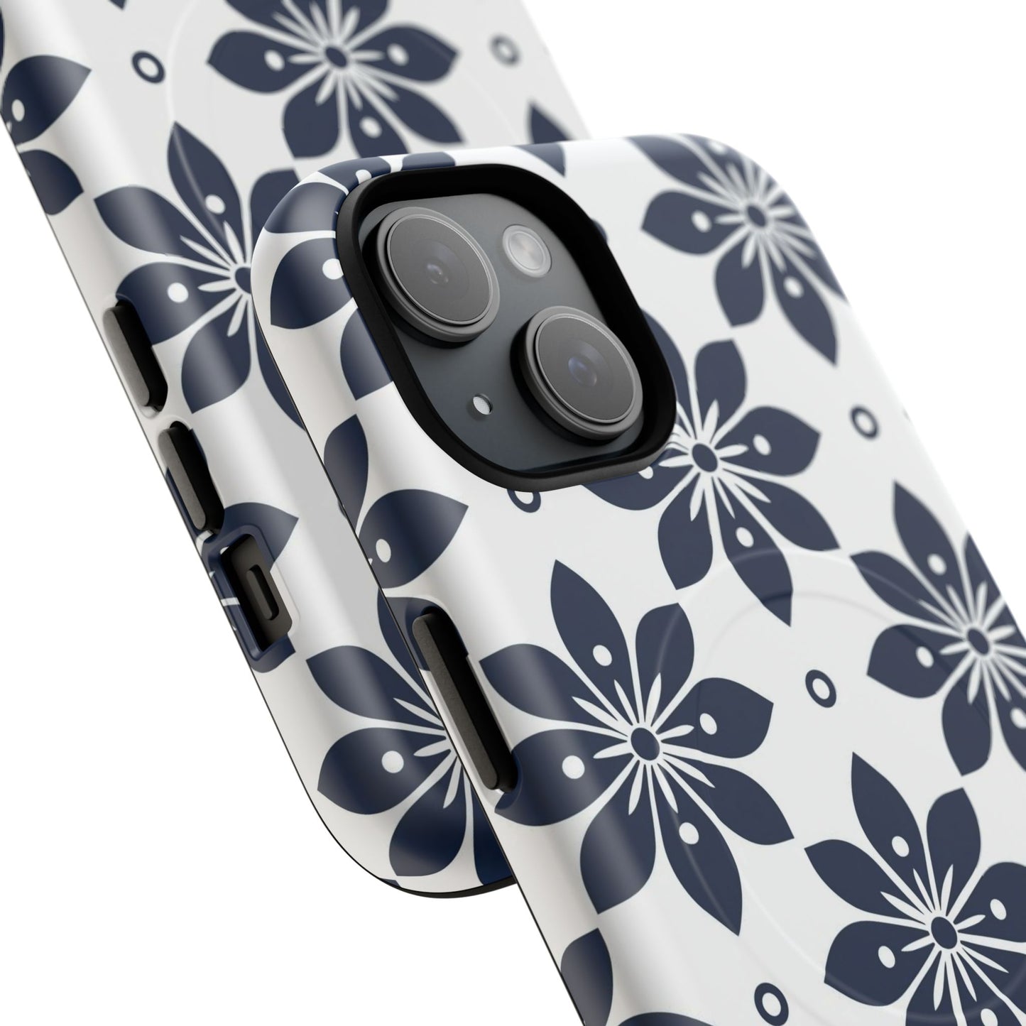 Azure Lattice Tough Magnetic Case
