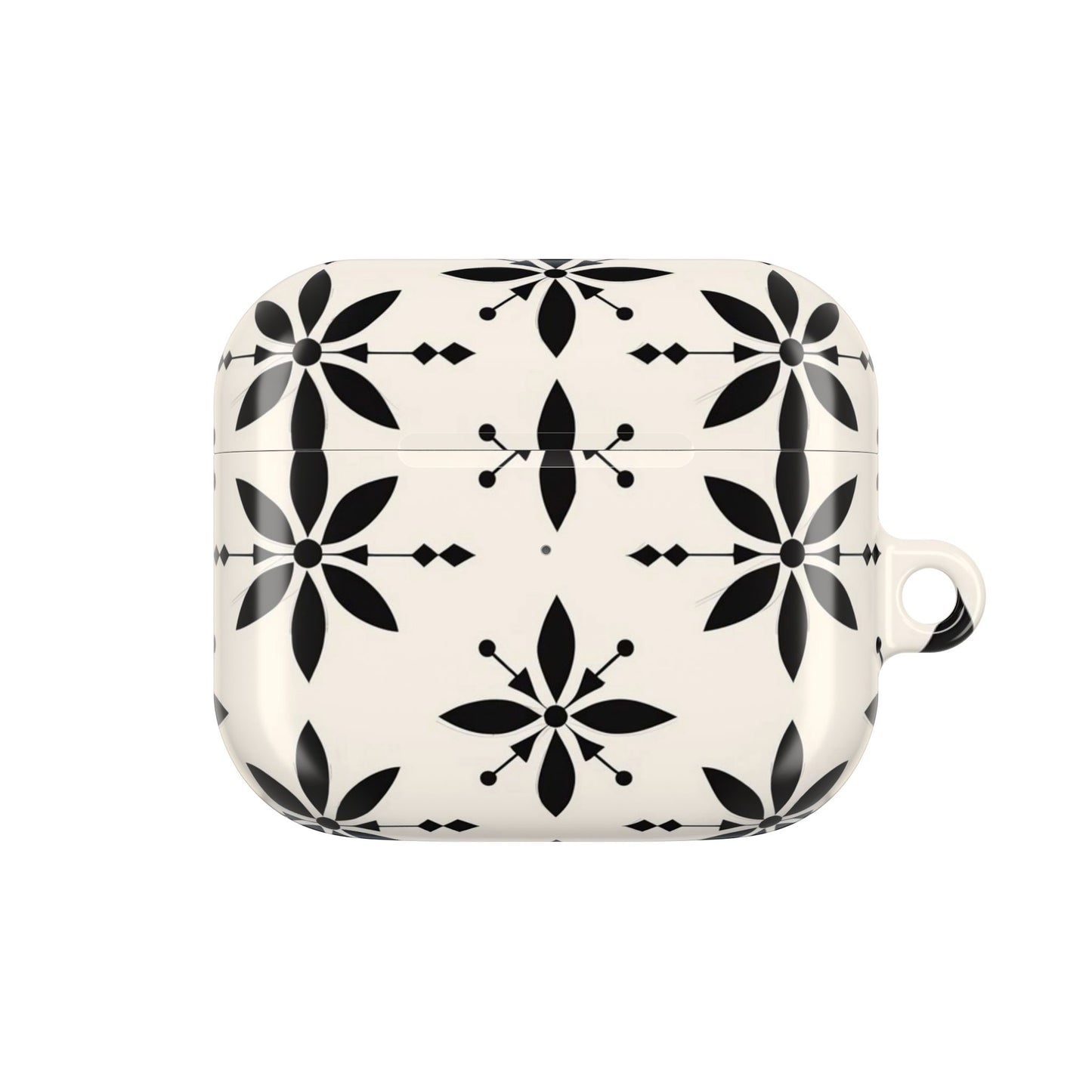 Cream & Black Design AirPod Cases