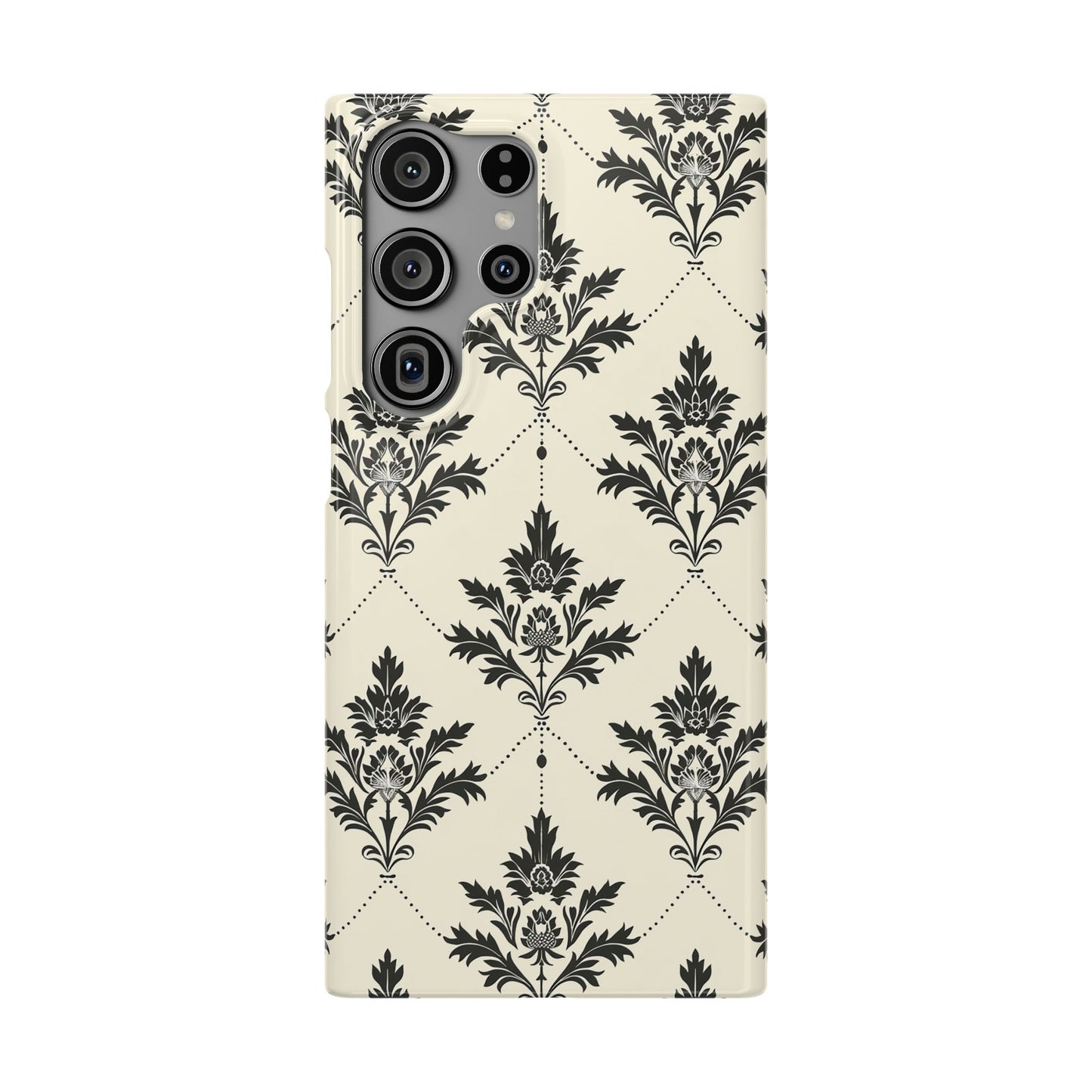 Midnight Damask Snap Case