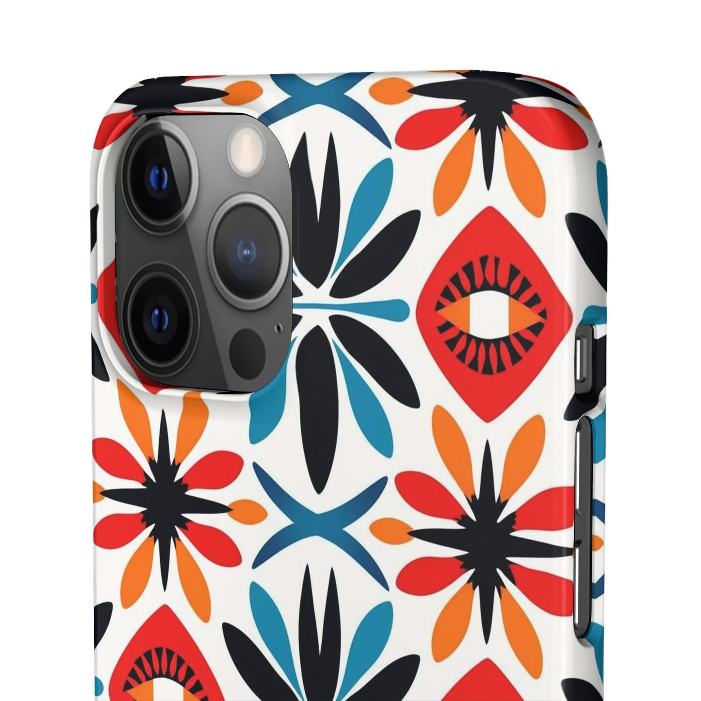 Electric Blooms Snap Case