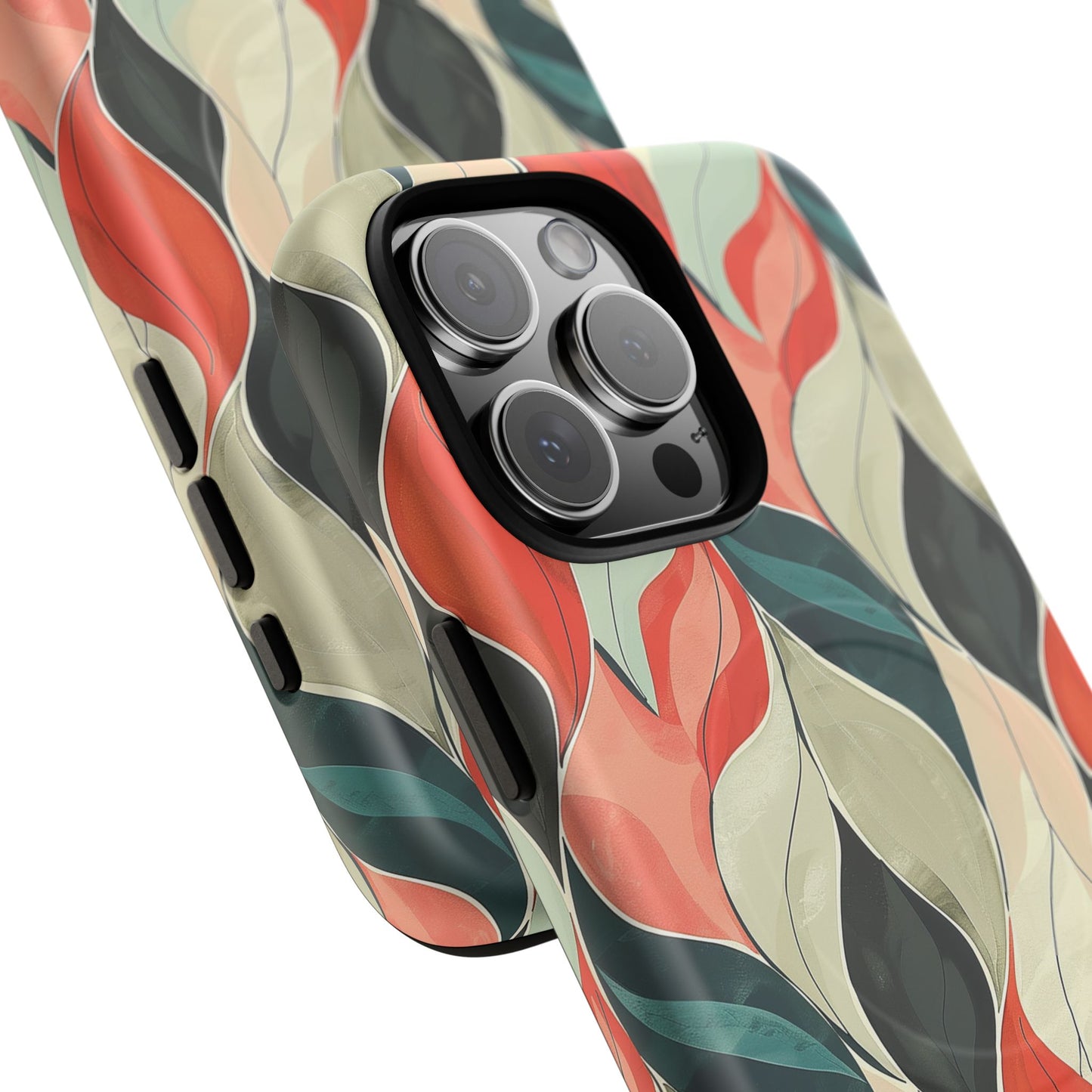 Soft Swirl Floral Tough Magnetic Case