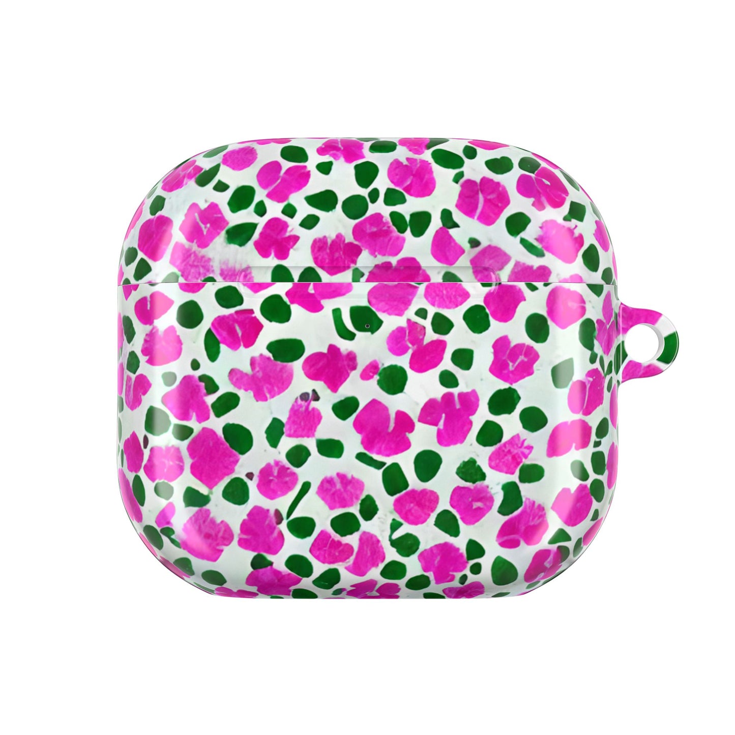Petal Riot - Fuschia & Green Abstract AirPod Case