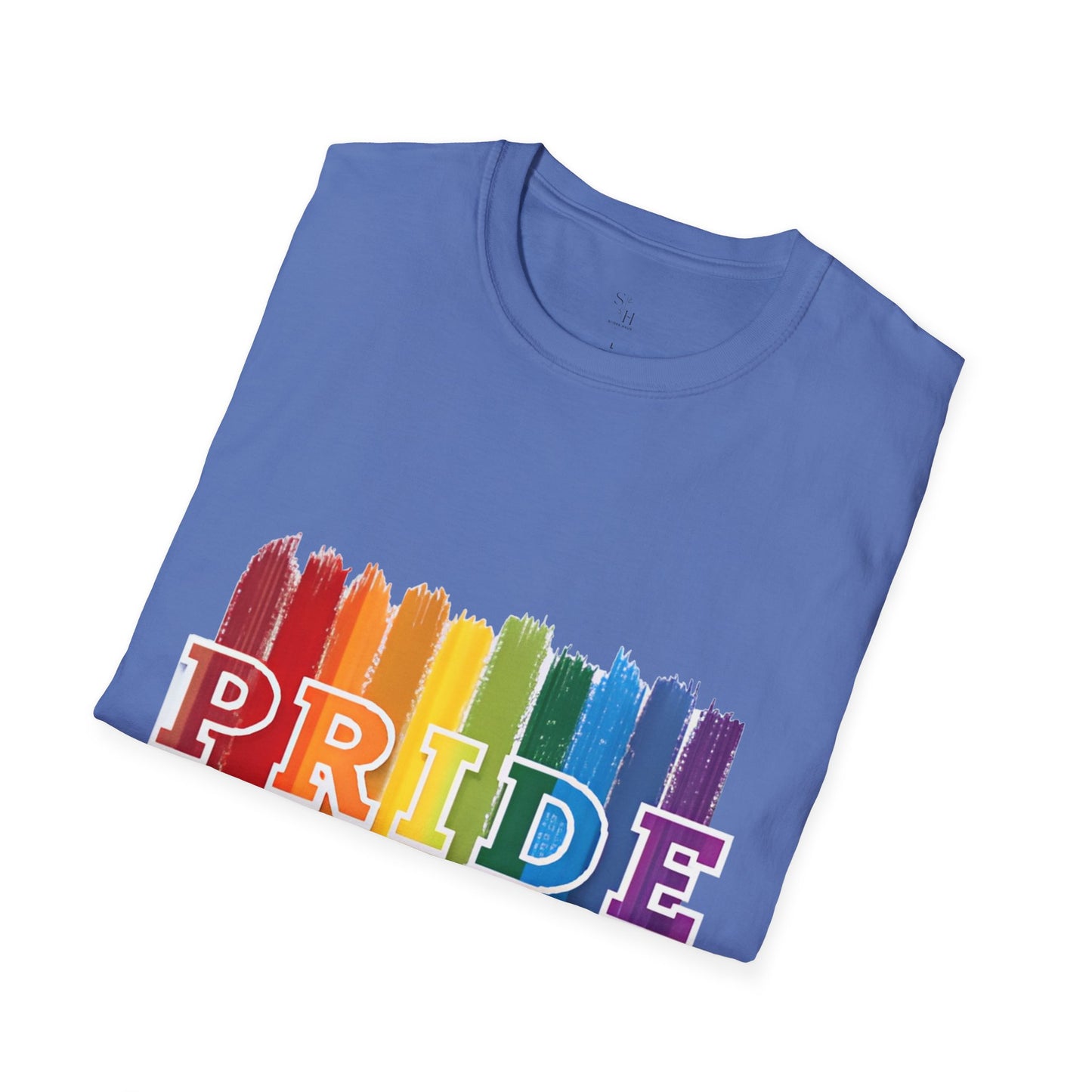 Pride Rainbow Stripes & Fingerprint T-Shirt