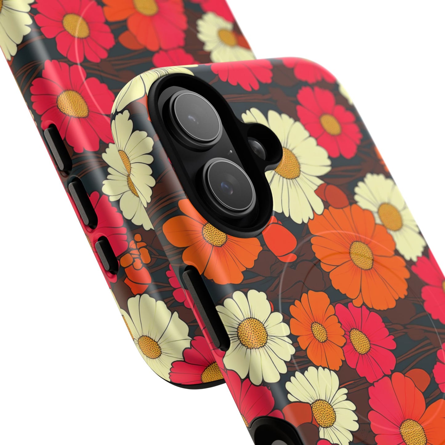 Flower Power Vintage Phone Tough Magnetic Case