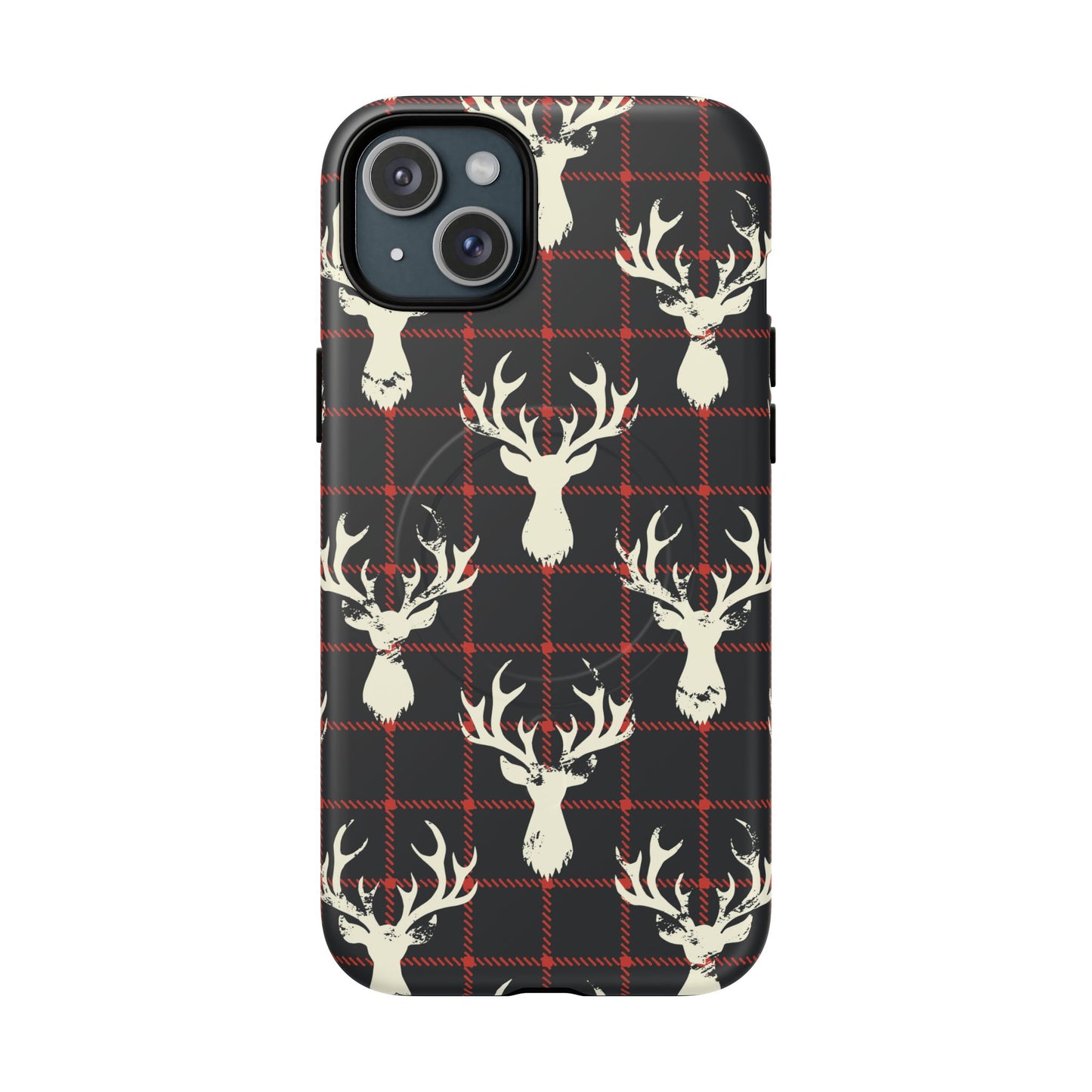 Stag Plaid Tough Magnetic Case