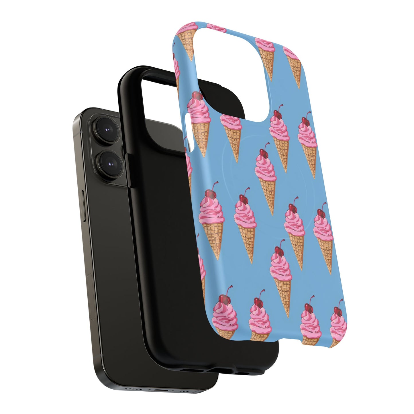 Cherry Swirl Tough Magnetic Phone Case