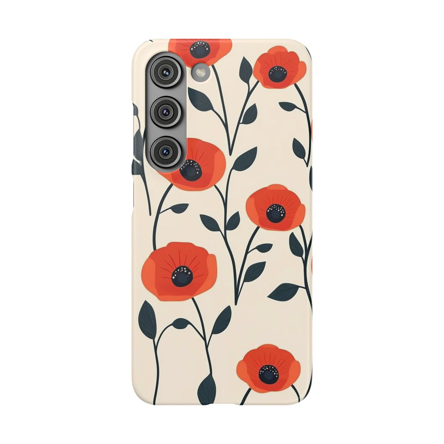 Poppy Fields Phone Snap Case