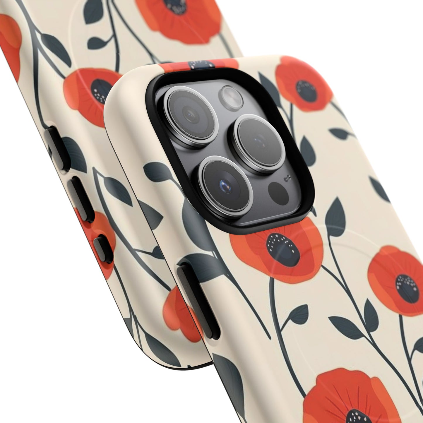 Poppy Fields Tough Magnetic Phone Case