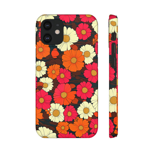 Petal Swing Retro Phone Snap Case