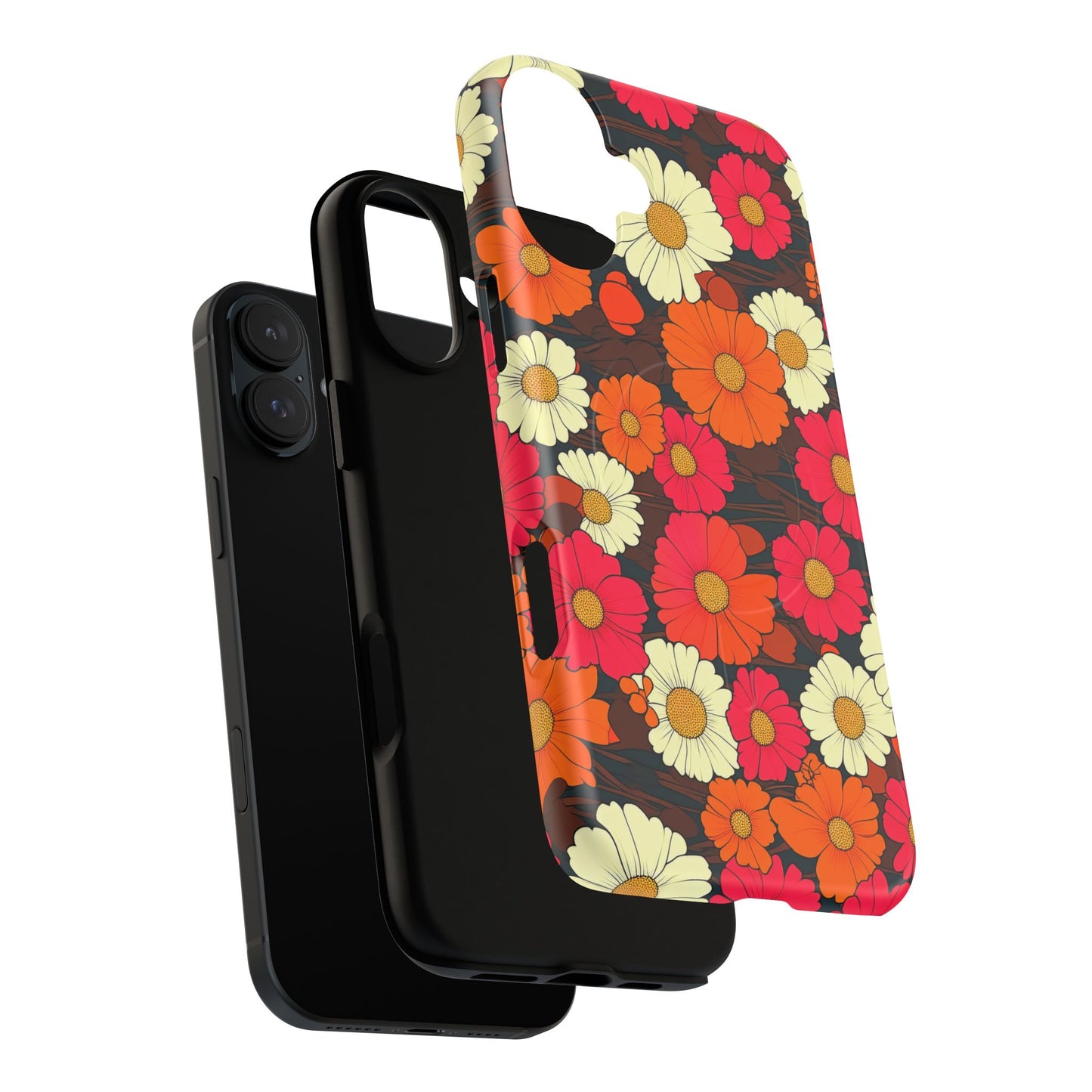 Flower Power Vintage Phone Tough Magnetic Case