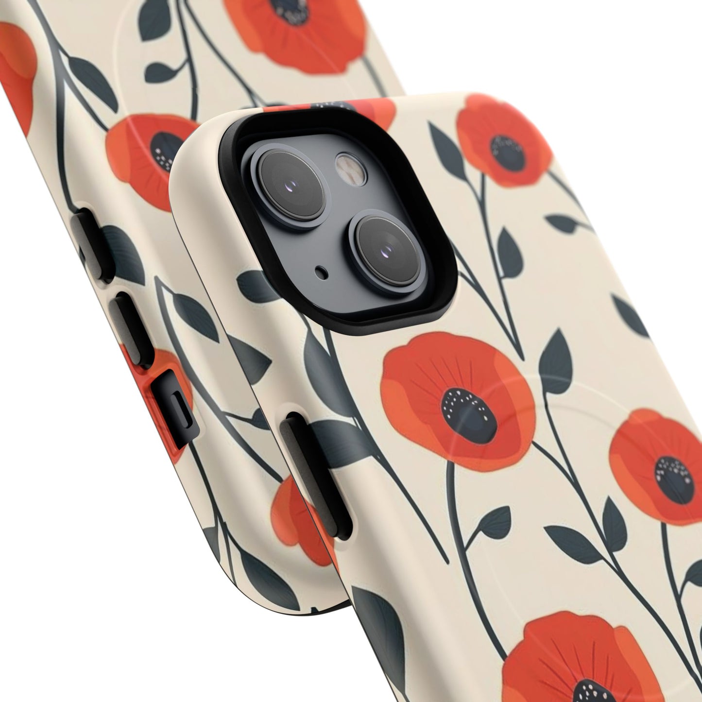 Poppy Fields Tough Magnetic Phone Case