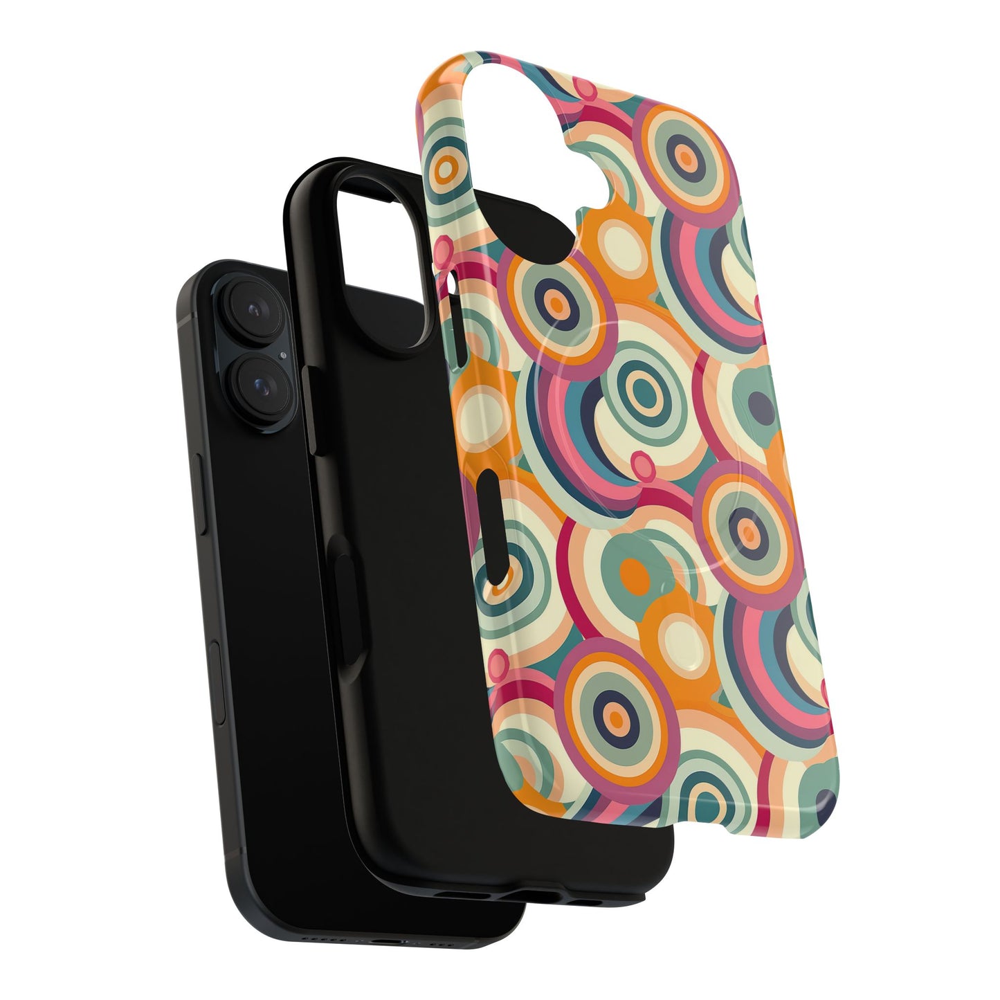 Retro Ripple Tough Magnetic Phone Case