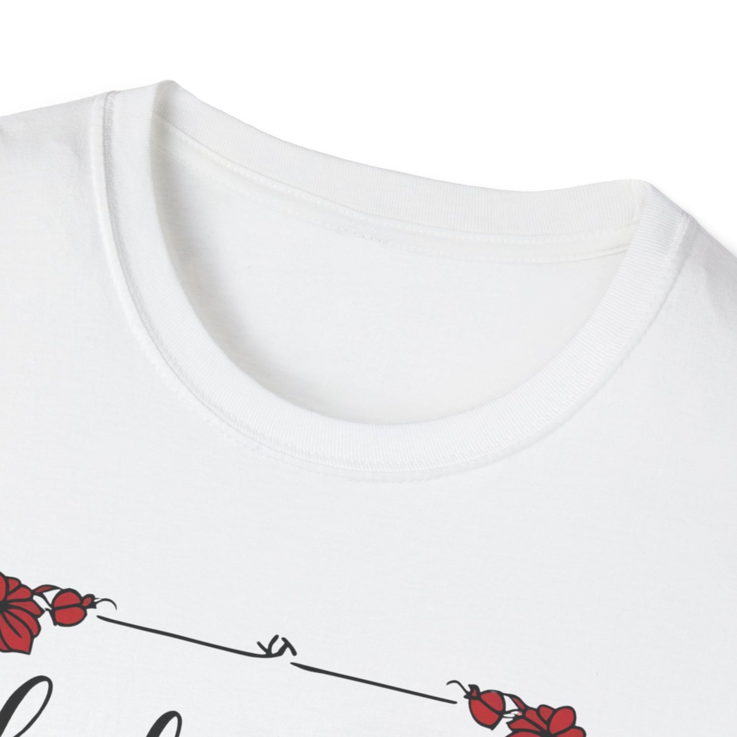 'Les Bonheur  est contagieux' Softstyle T-Shirt