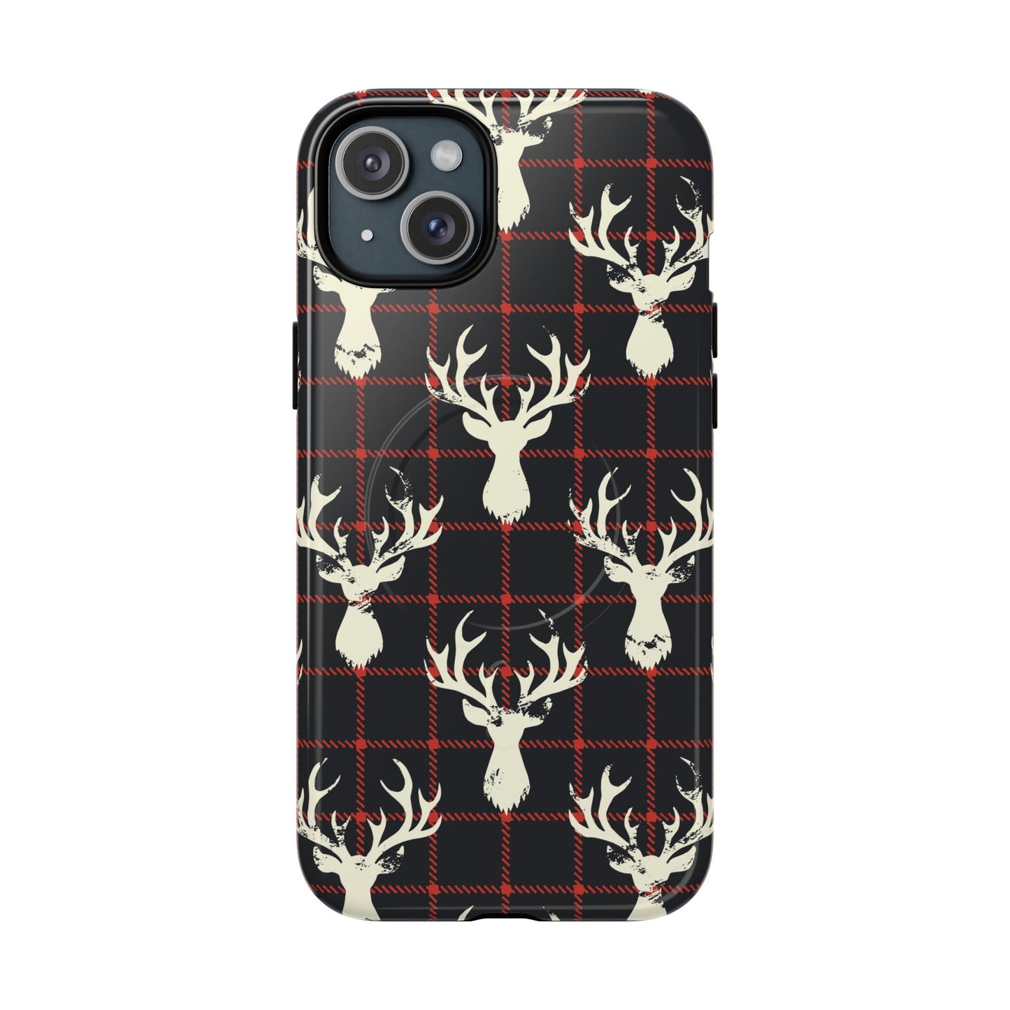 Stag Plaid Tough Magnetic Case