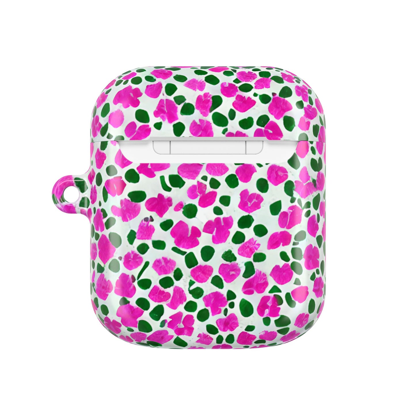 Petal Riot - Fuschia & Green Abstract AirPod Case