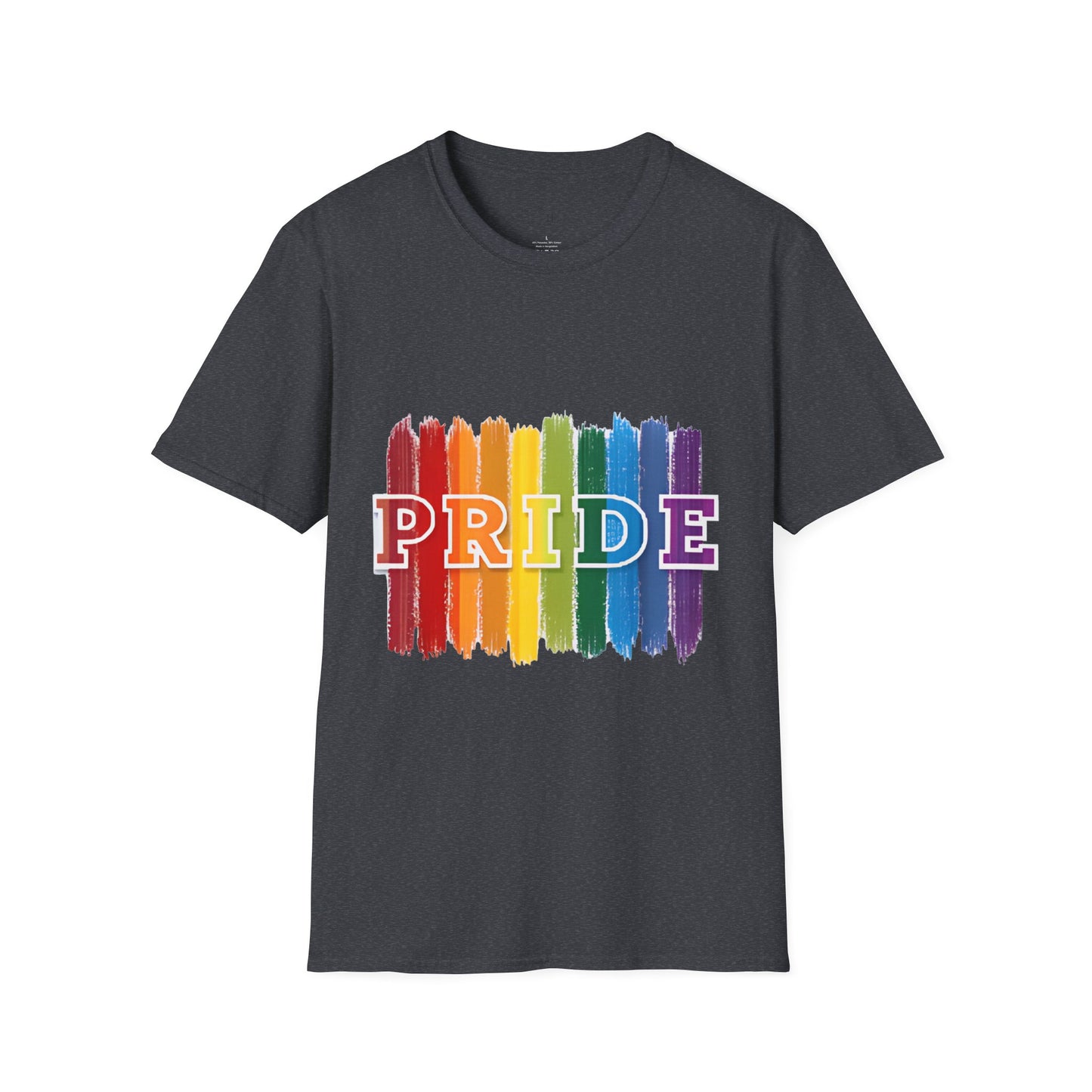 Pride Rainbow Stripes & Fingerprint T-Shirt