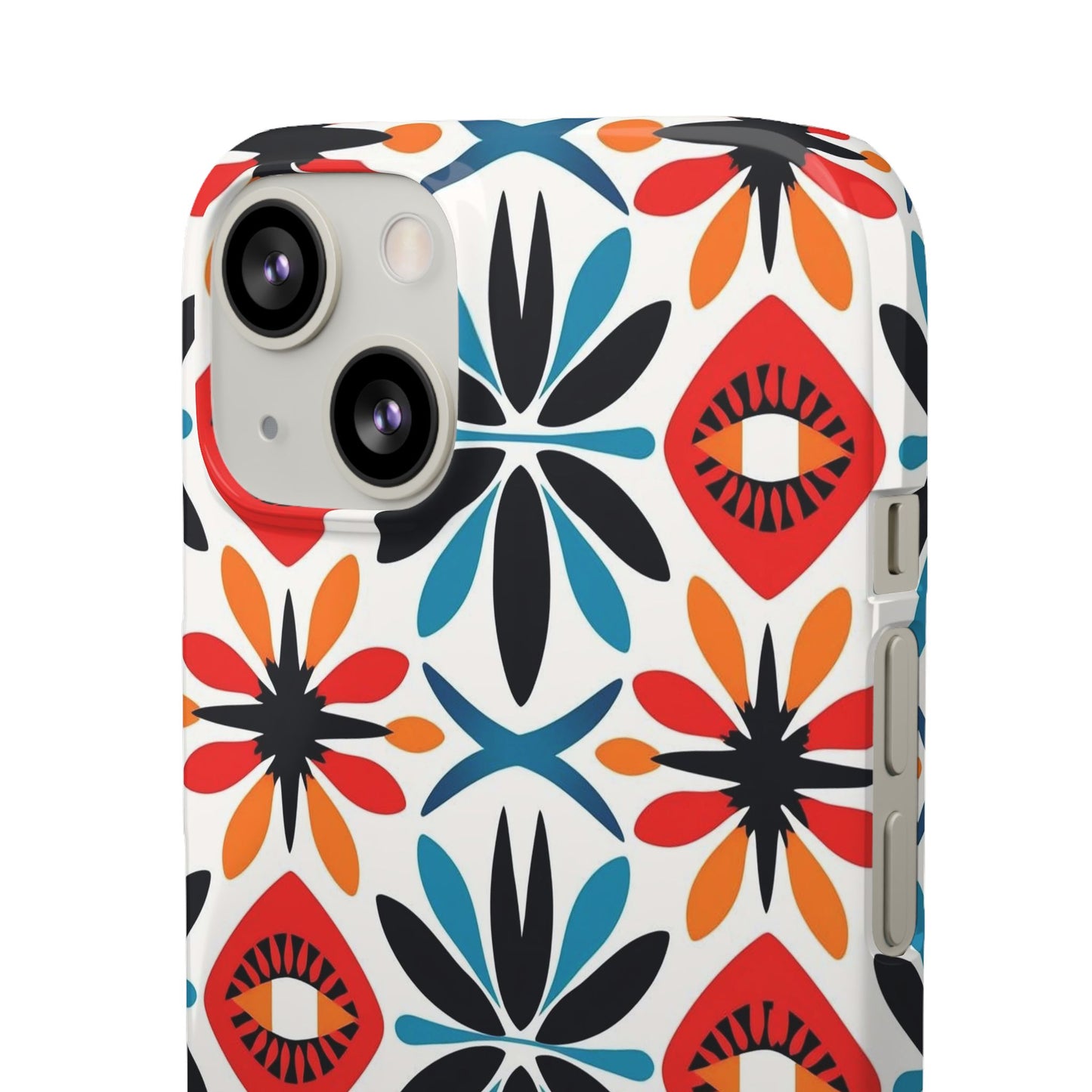 Electric Blooms Snap Case