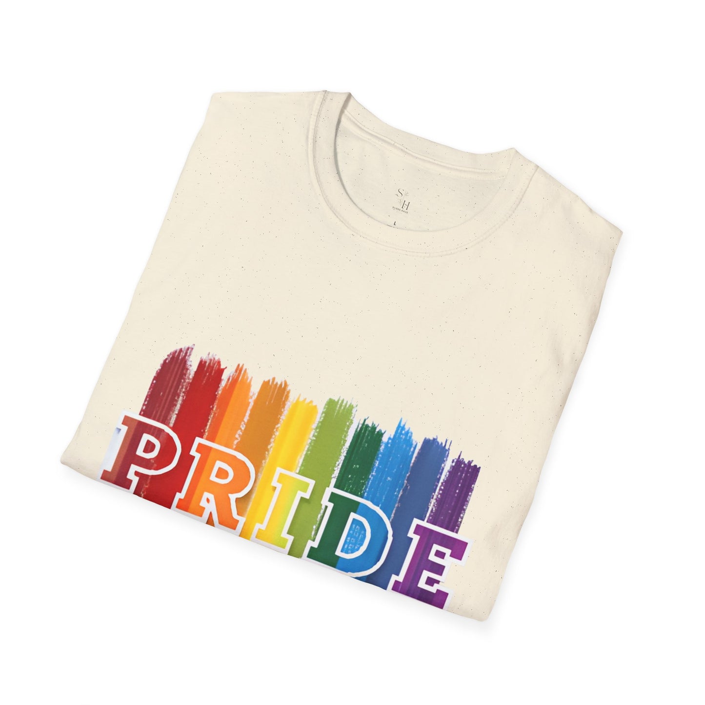 Pride Rainbow Stripes & Fingerprint T-Shirt