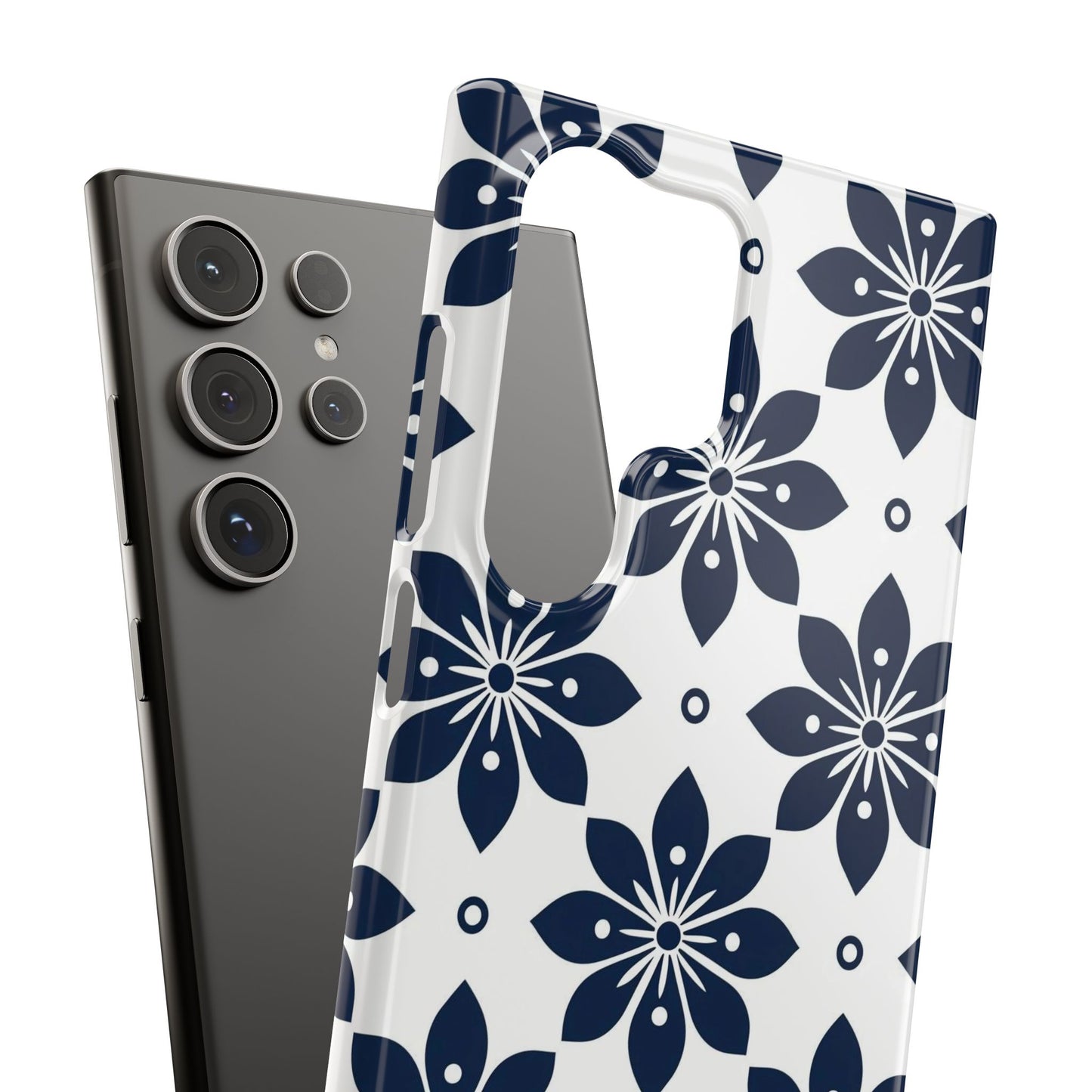 Azure Lattice Snap Case