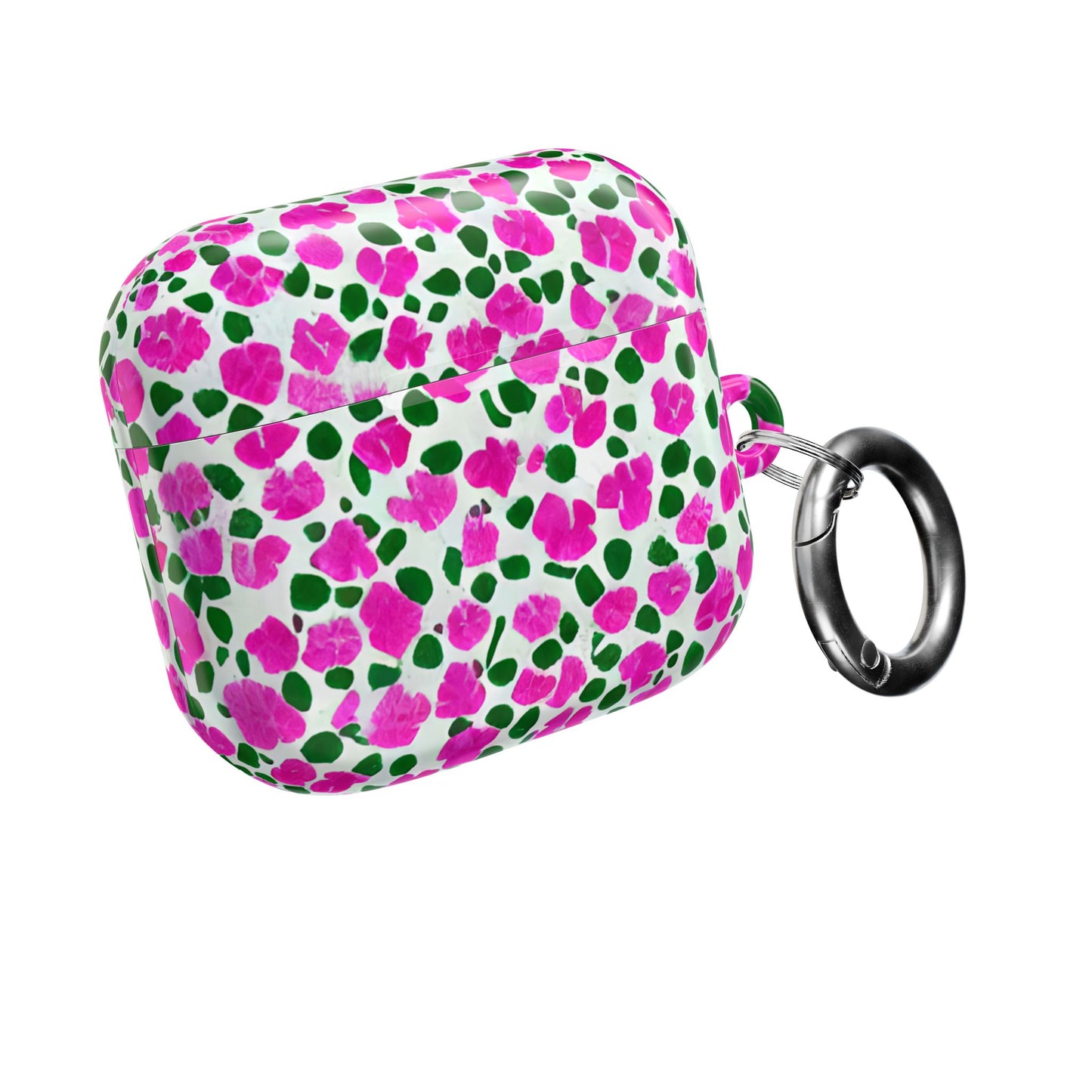 Petal Riot - Fuschia & Green Abstract AirPod Case