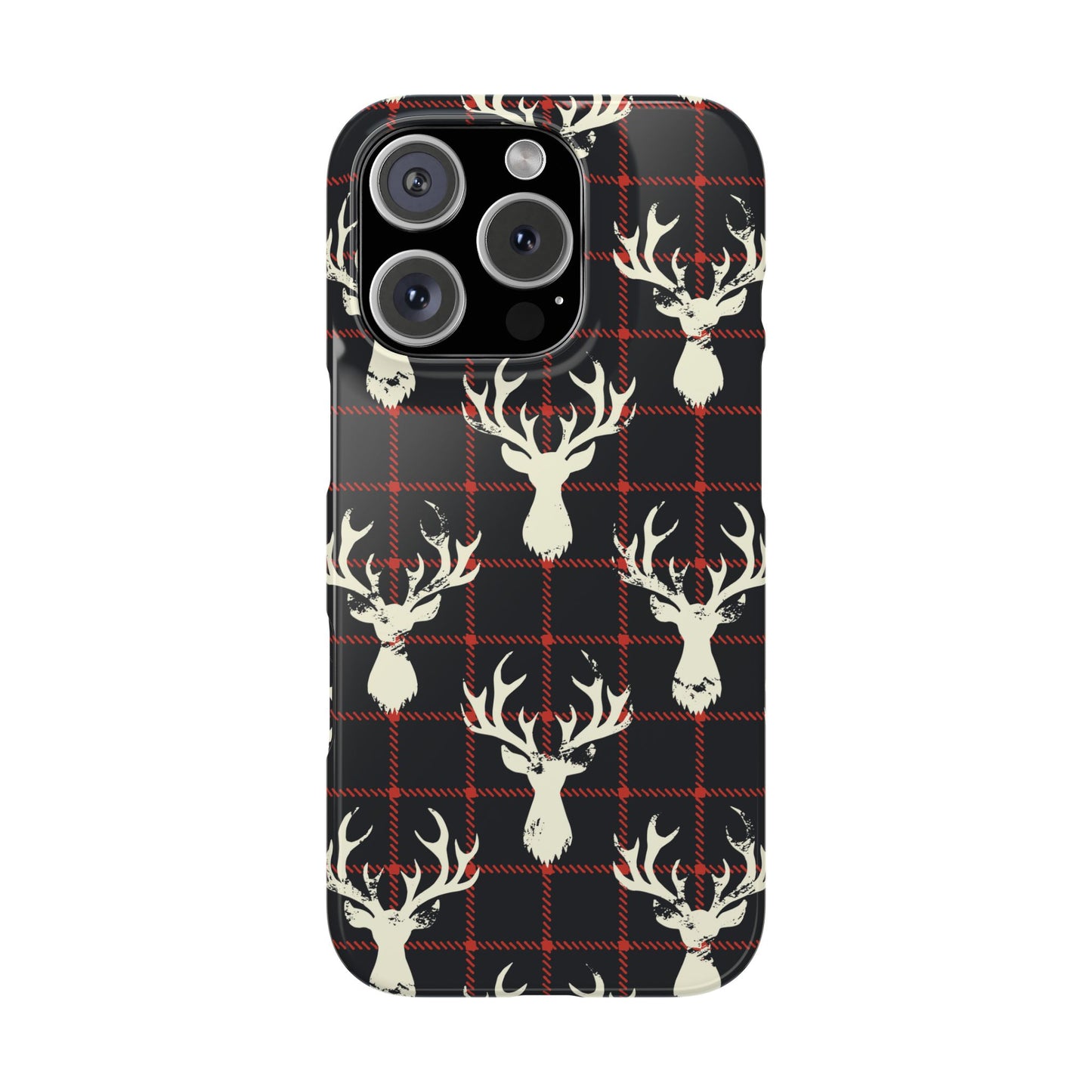 Stag Plaid Snap Case