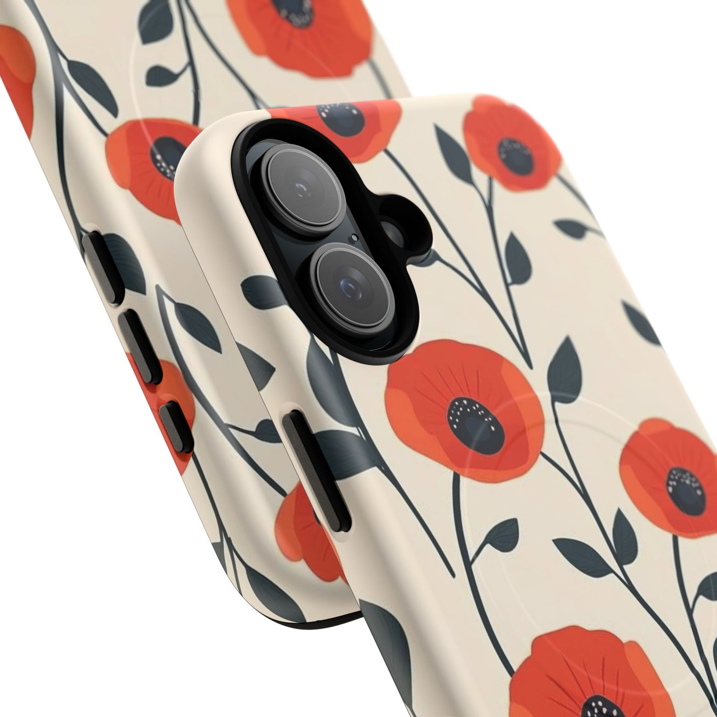 Poppy Fields Tough Magnetic Phone Case