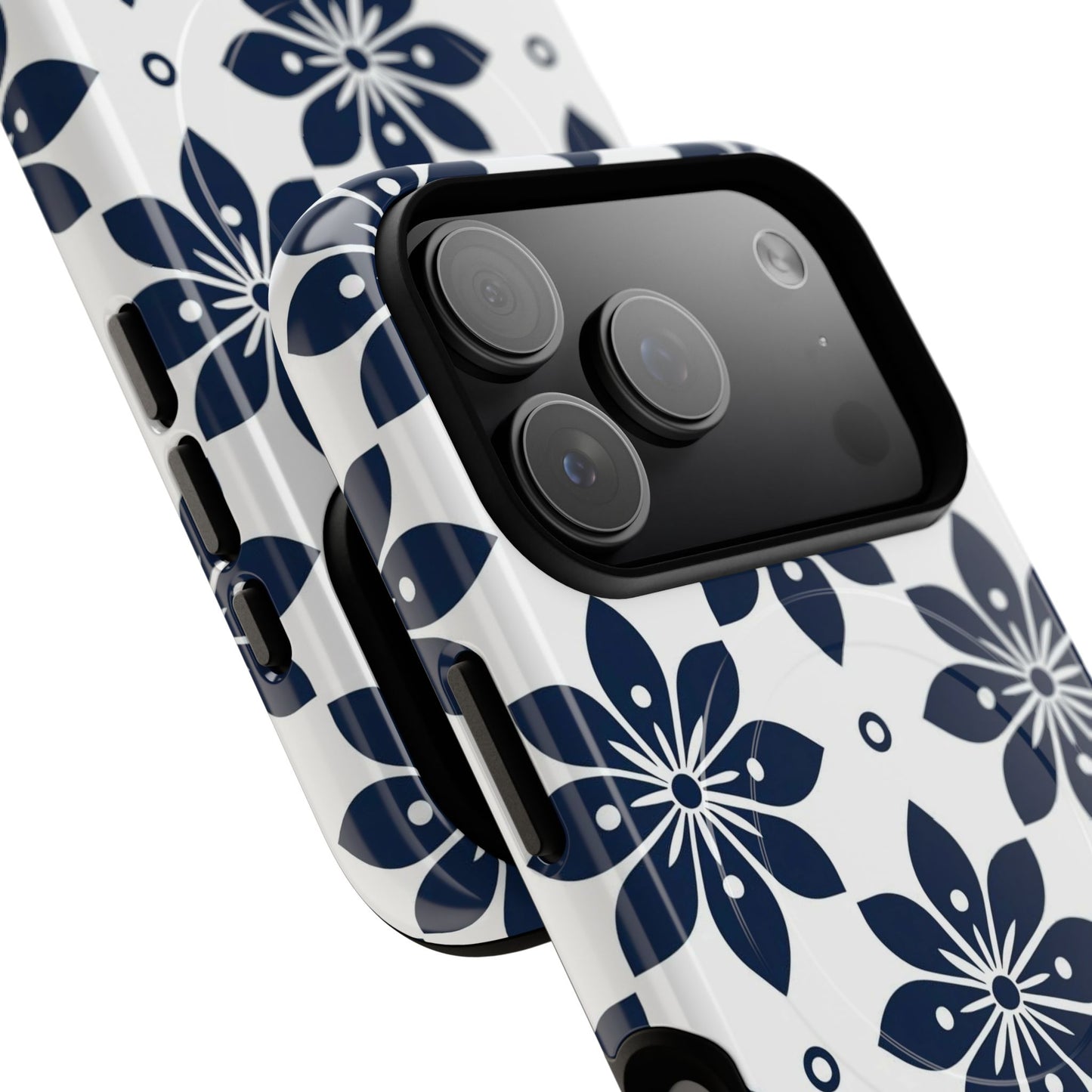 Azure Lattice Tough Magnetic Case