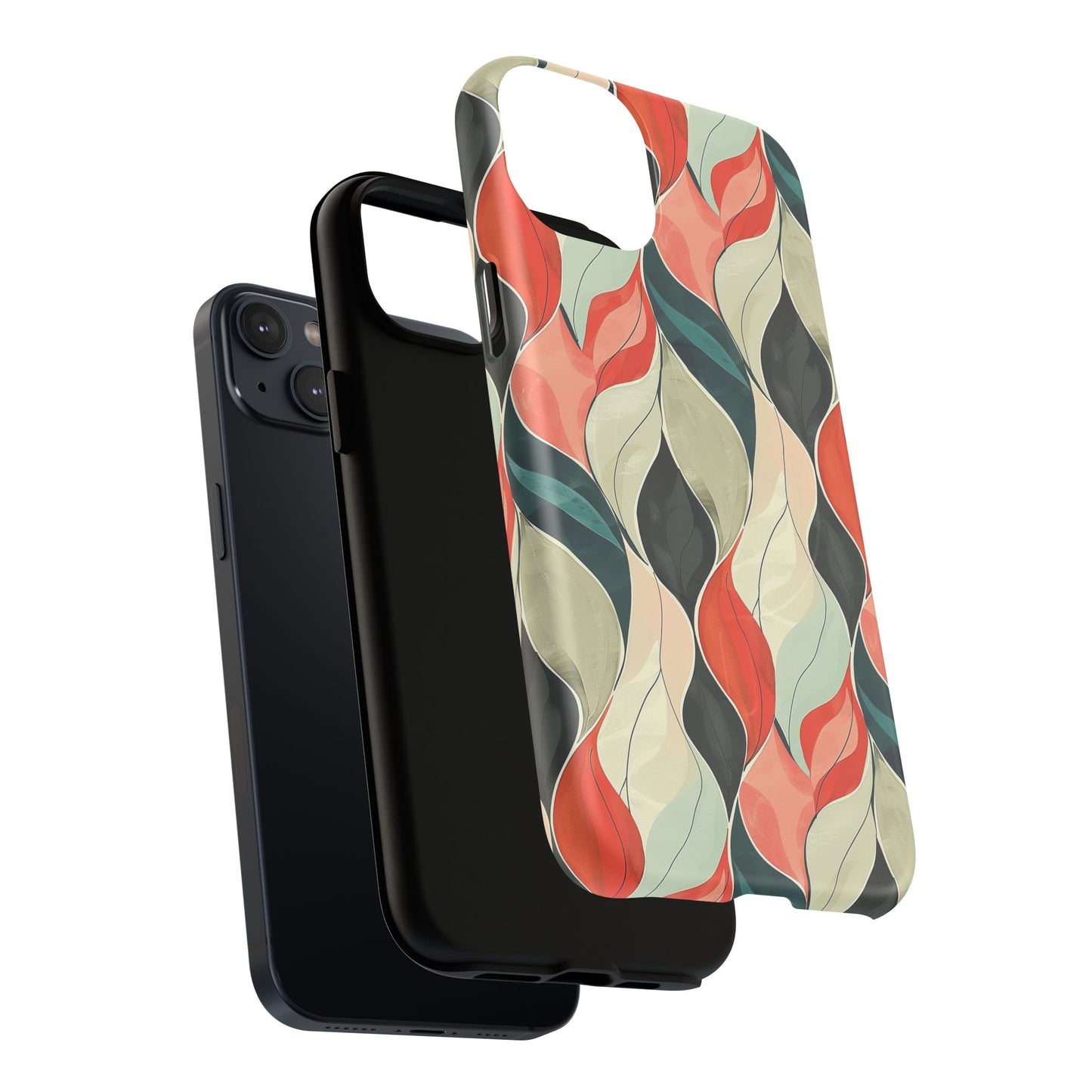Soft Swirl Floral Tough Magnetic Case