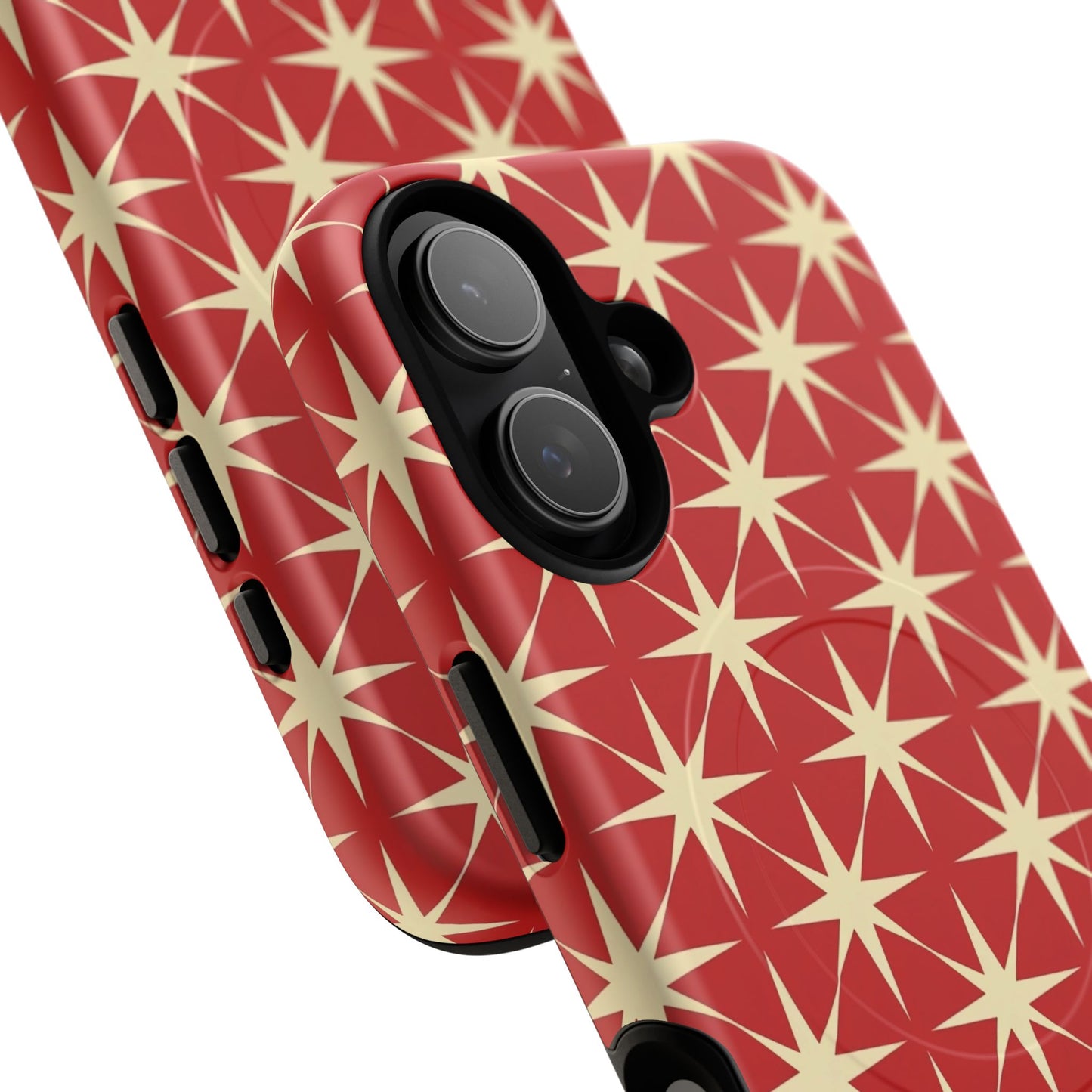 Crimson Star Tough Magnetic Phone Case