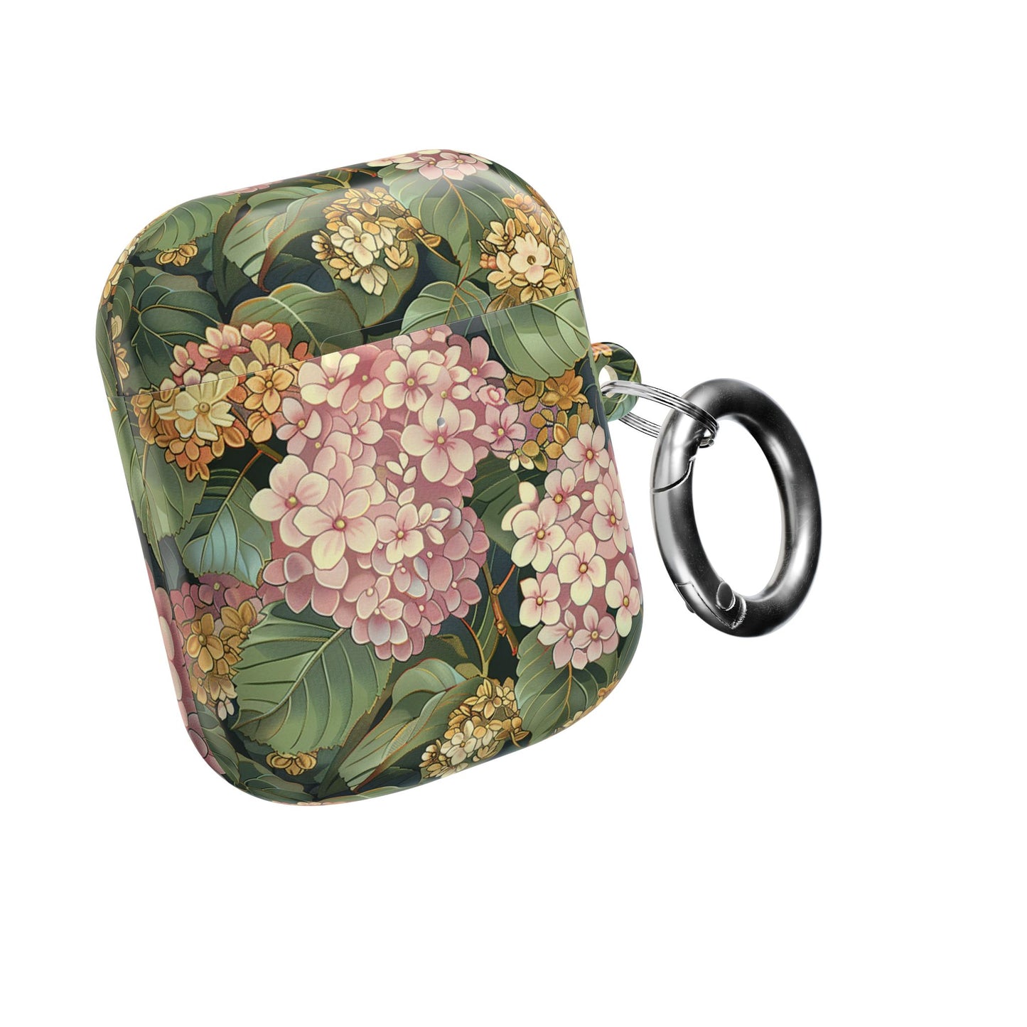 Vintage Hydrangea Floral AirPod Case