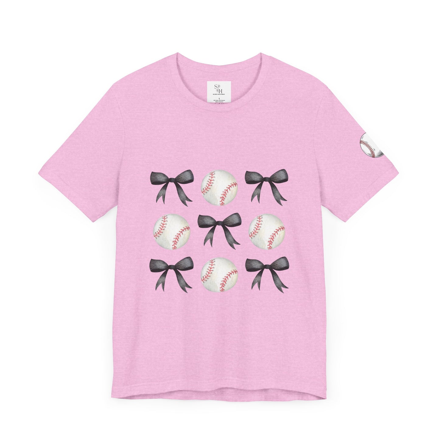 Baseball Coquette Unisex Jersey Short Sleeve Tee