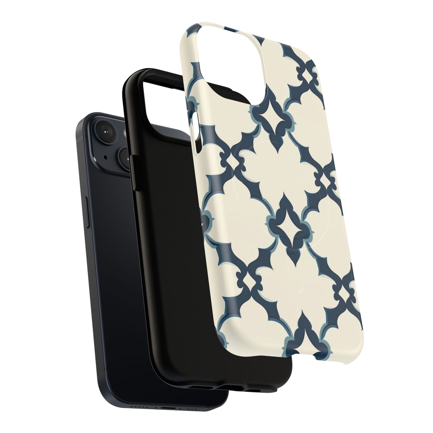 Midnight Quatrefoil Tough Magnetic Case