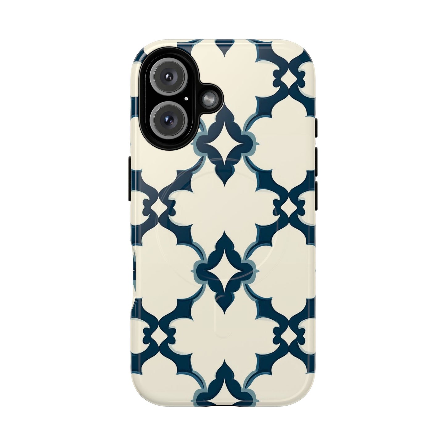Midnight Quatrefoil Tough Magnetic Case