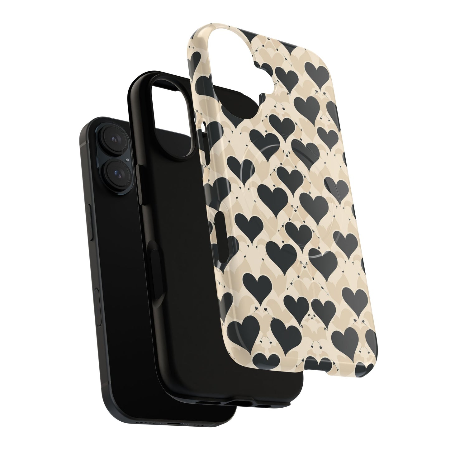 Whisper Hearts Tough Magnetic Phone Case