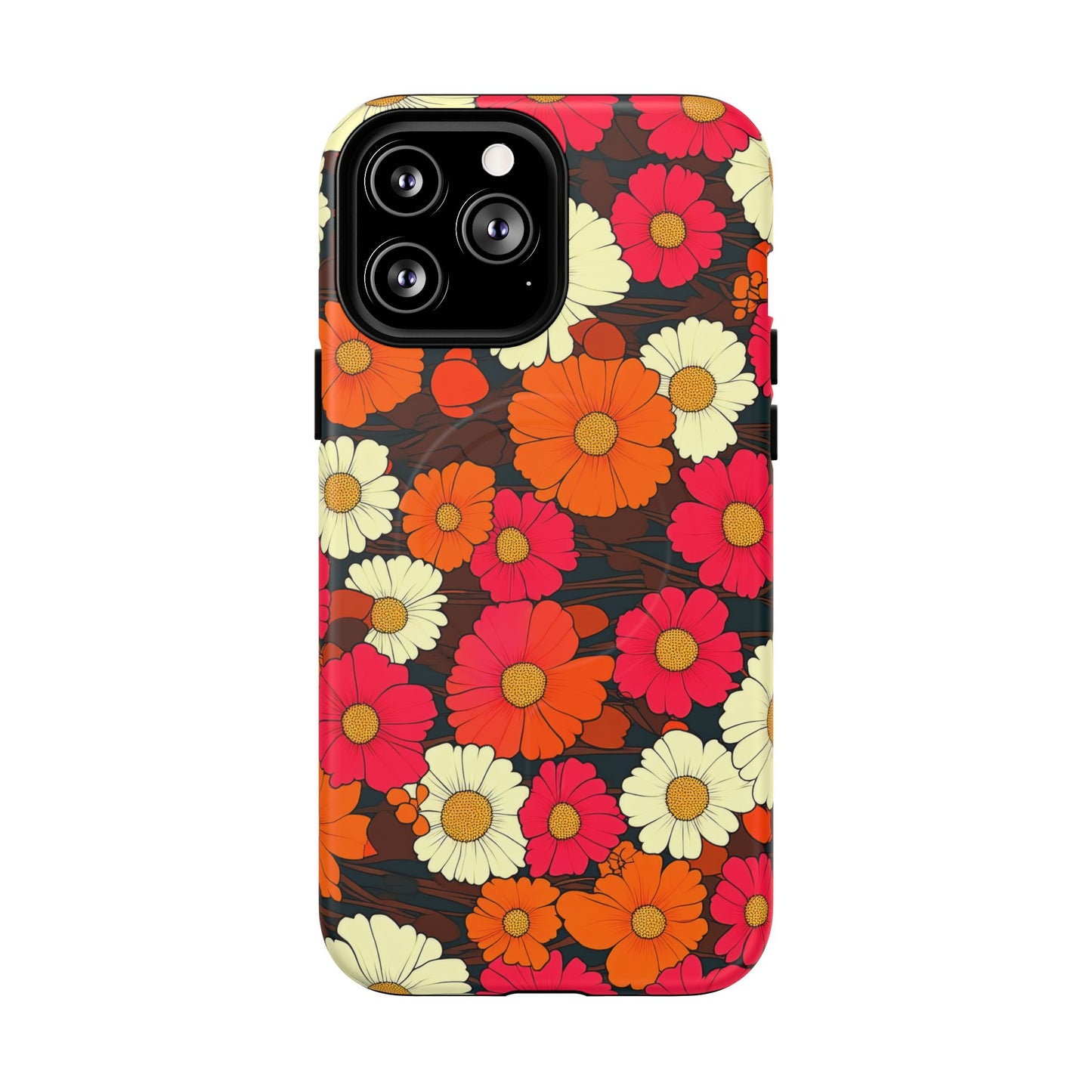 Flower Power Vintage Phone Tough Magnetic Case
