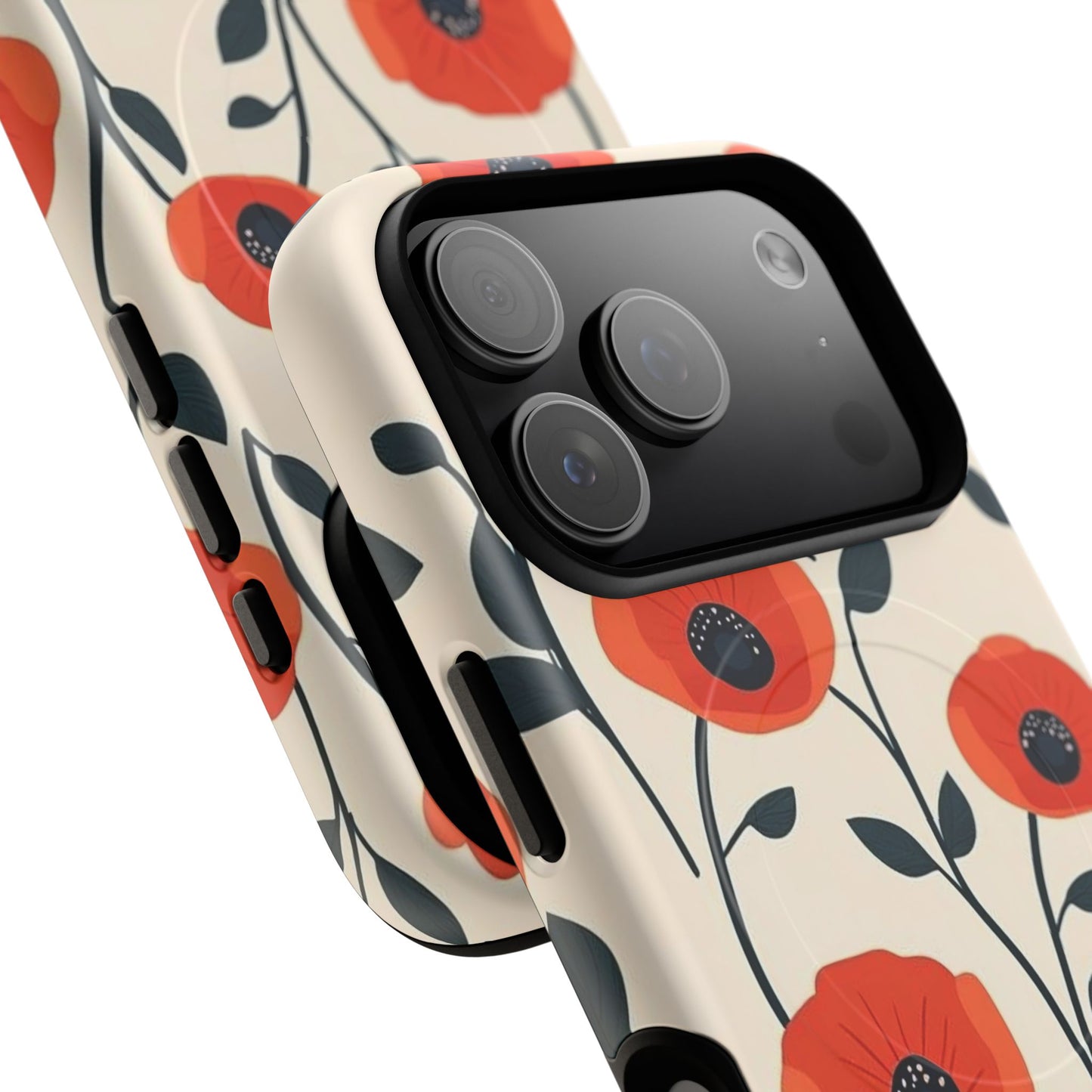 Poppy Fields Tough Magnetic Phone Case