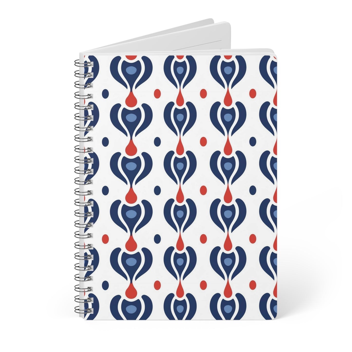 Connector's Code - Abstract Patterned A5 Notebook Wirobound