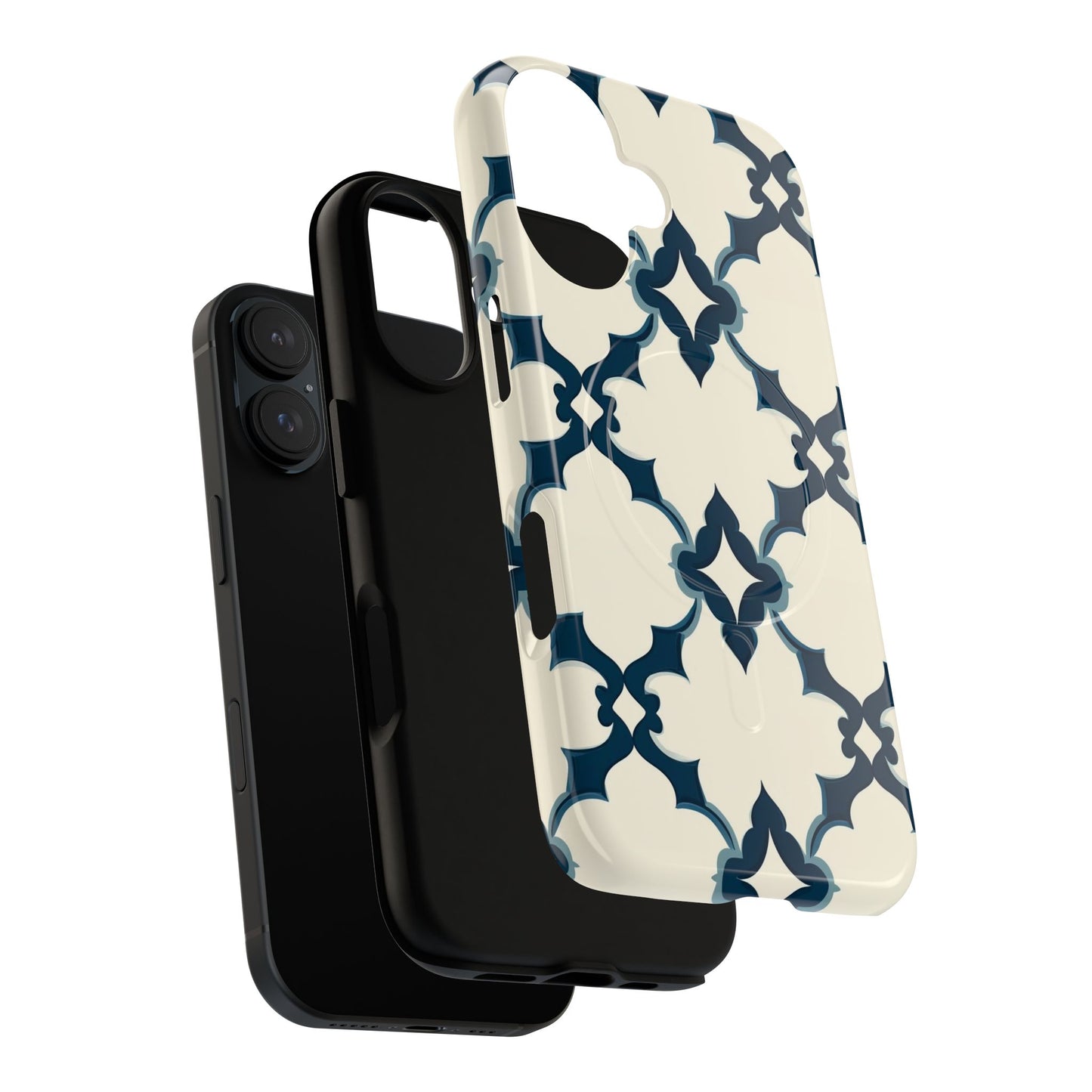 Midnight Quatrefoil Tough Magnetic Case