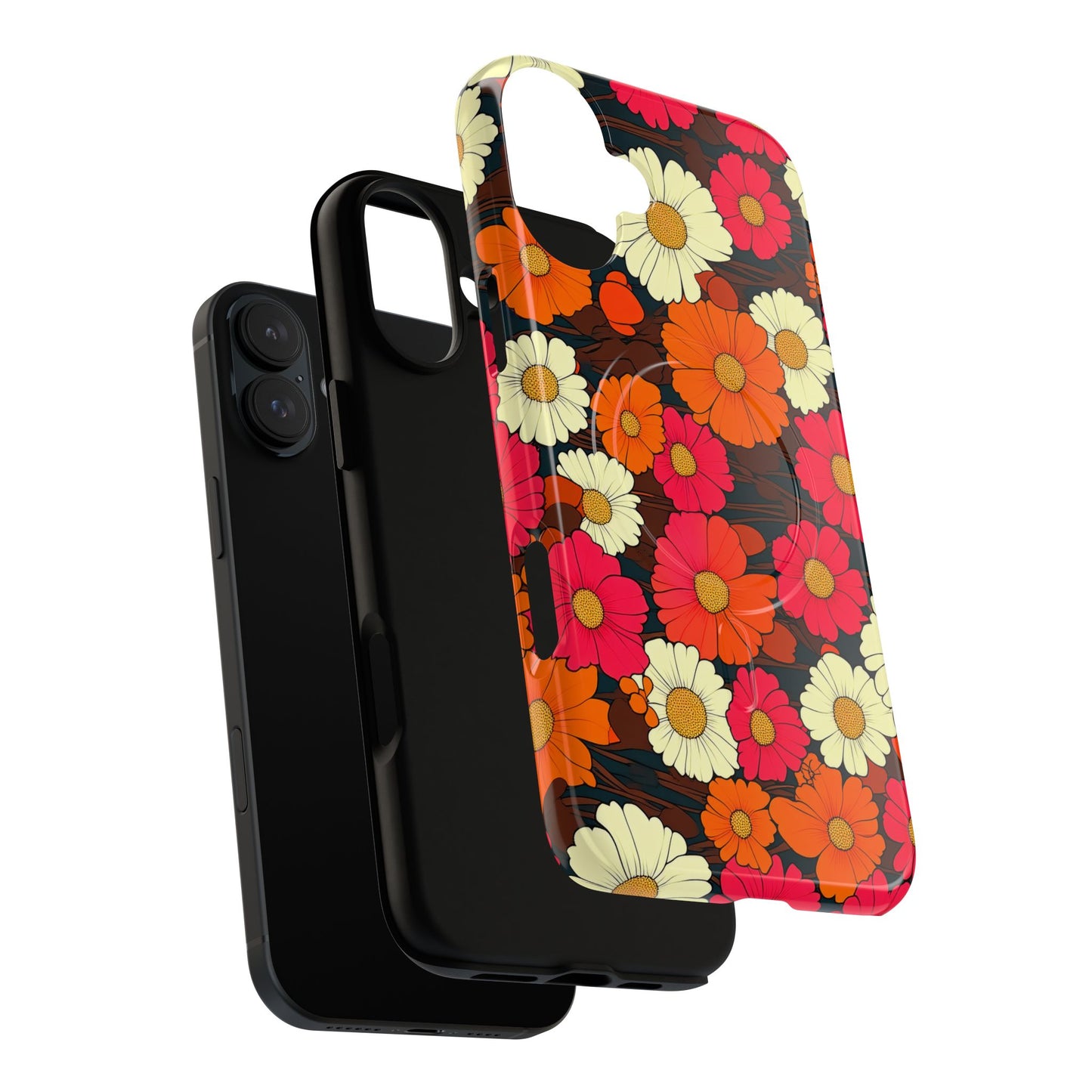 Flower Power Vintage Phone Tough Magnetic Case