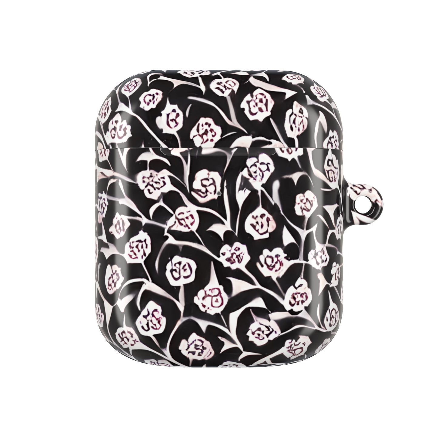 Abstract Black & White Floral AirPod Cases