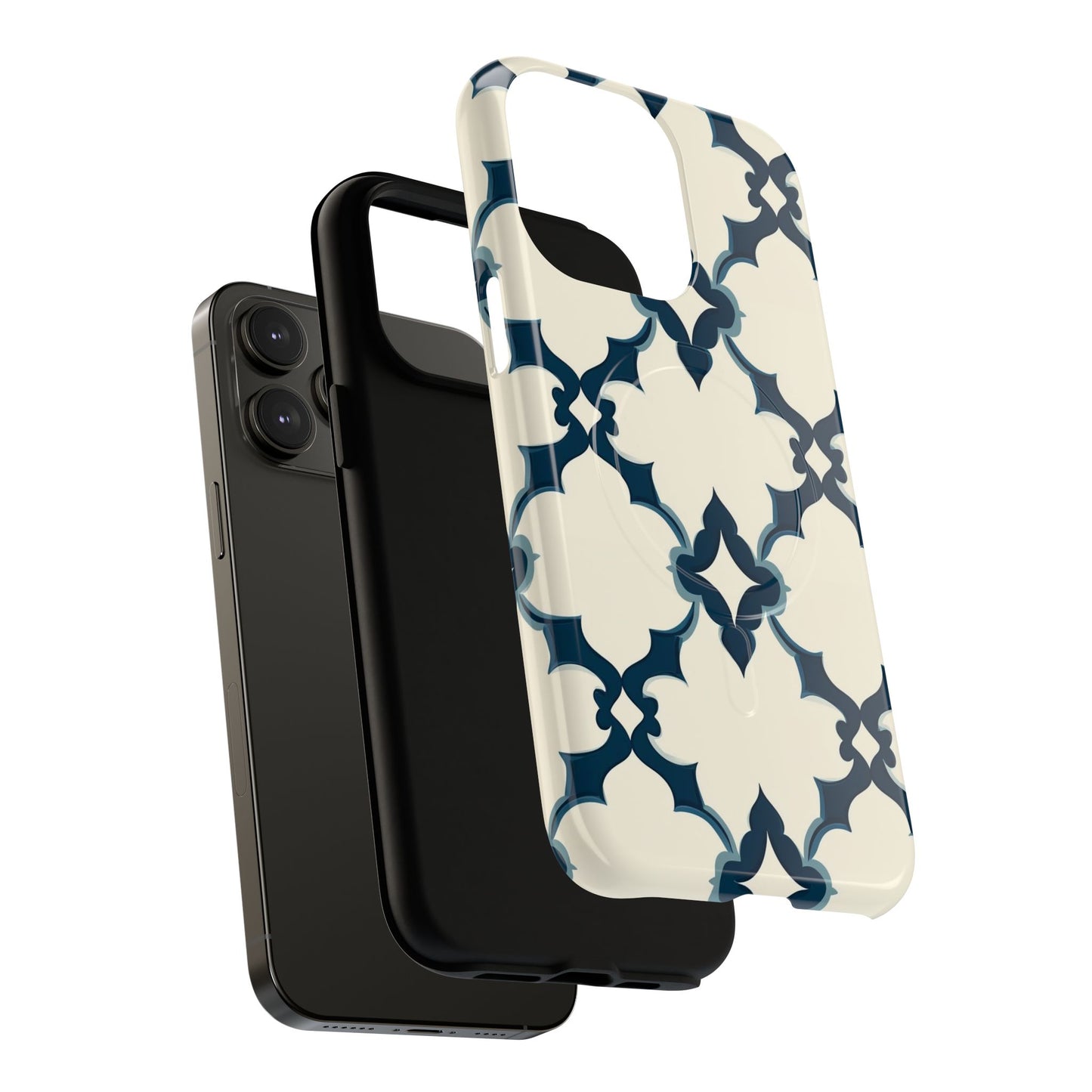 Midnight Quatrefoil Tough Magnetic Case