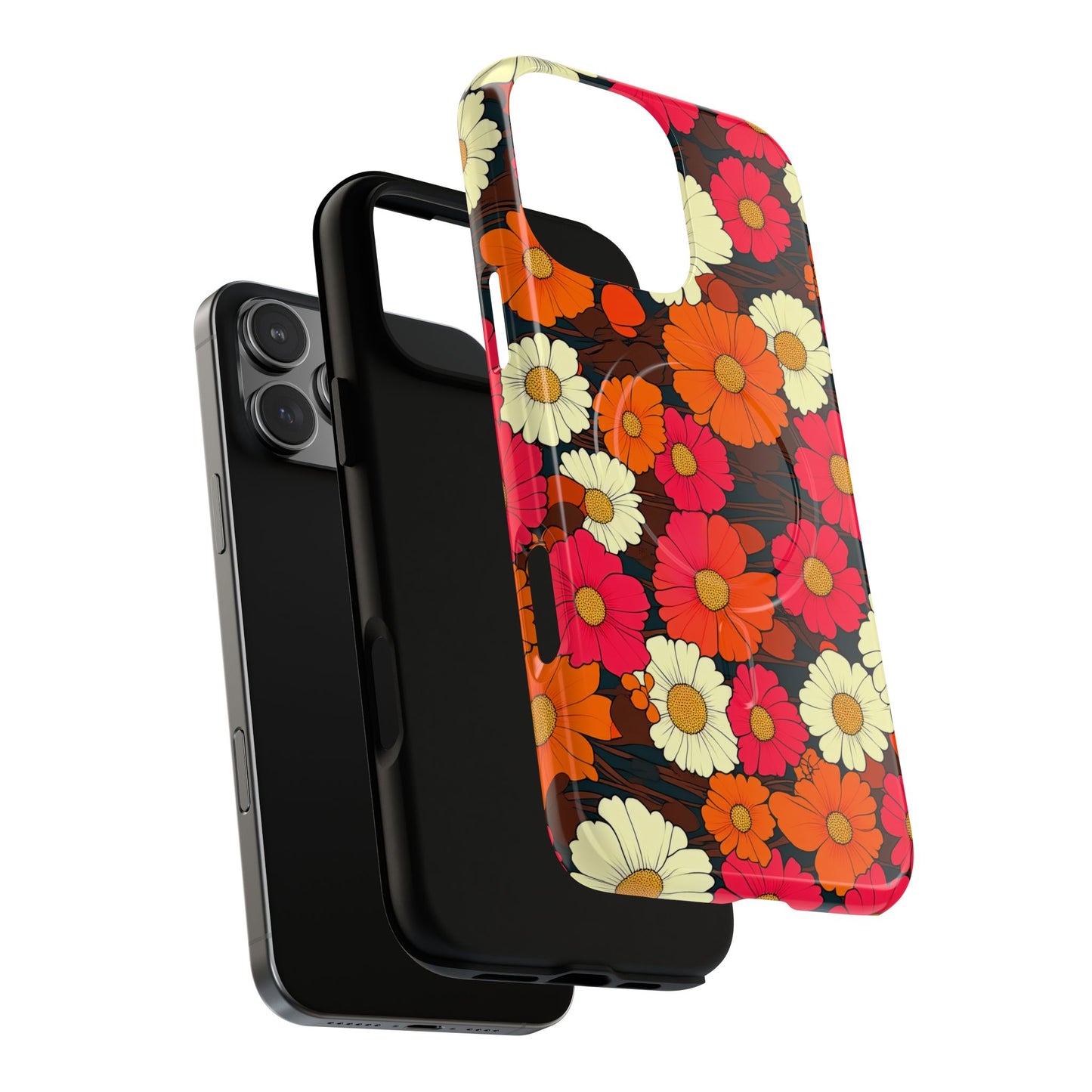 Flower Power Vintage Phone Tough Magnetic Case