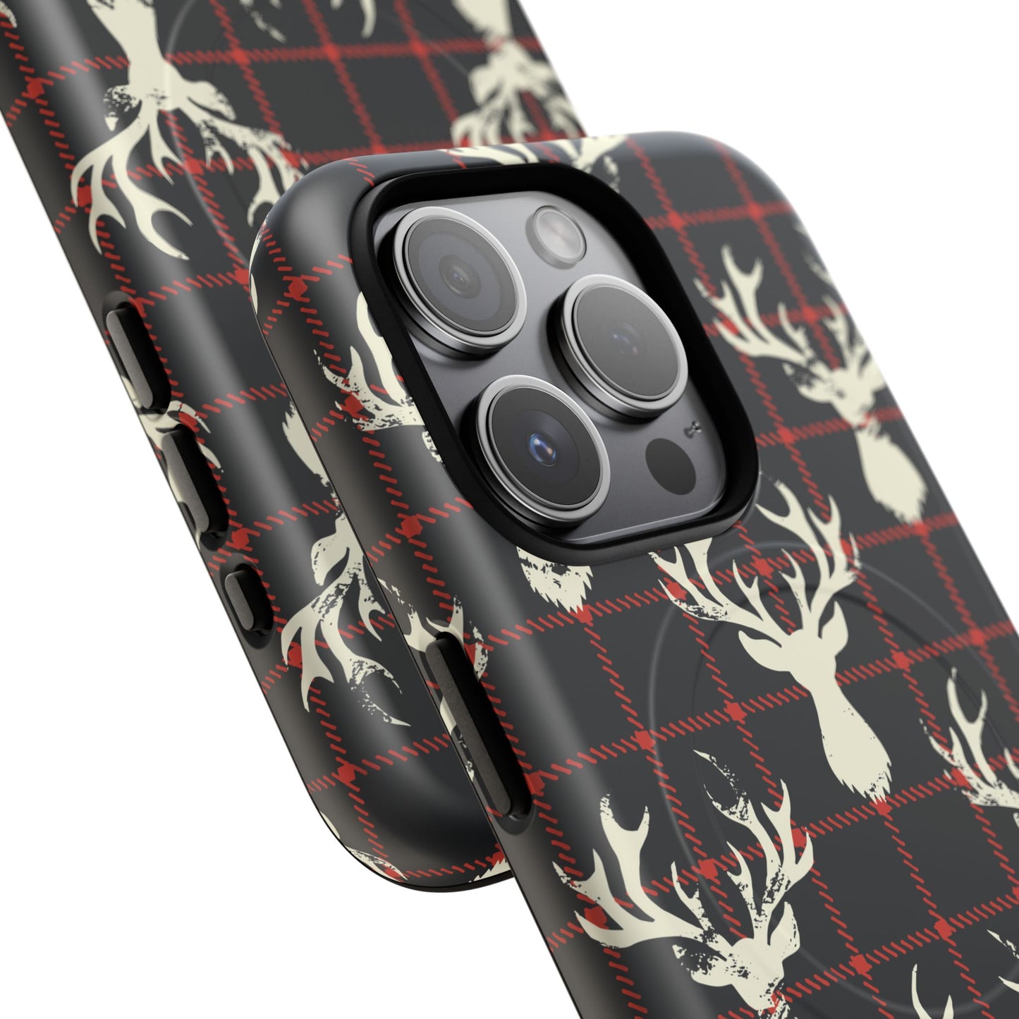 Stag Plaid Tough Magnetic Case