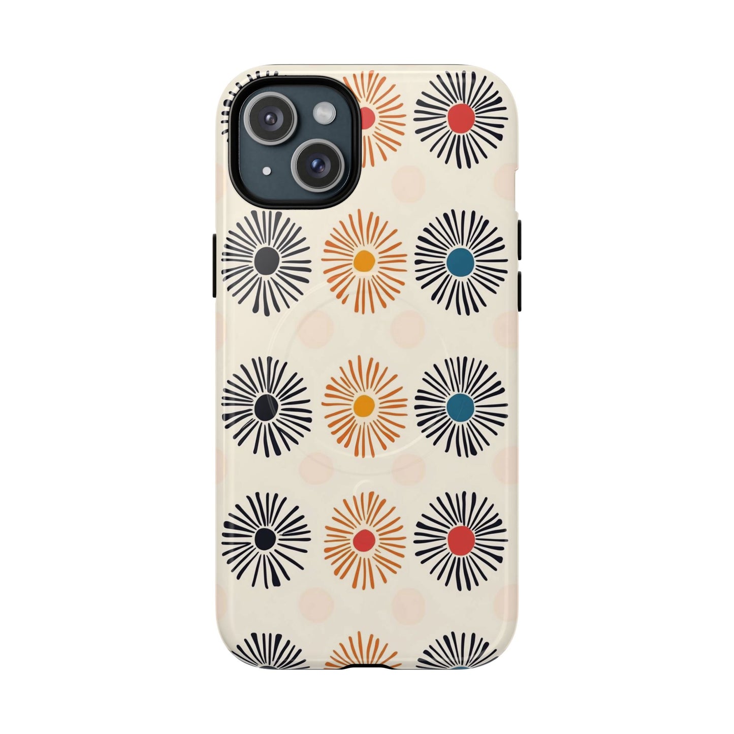 Burstwise Colorful Floral Tough Magnetic Case